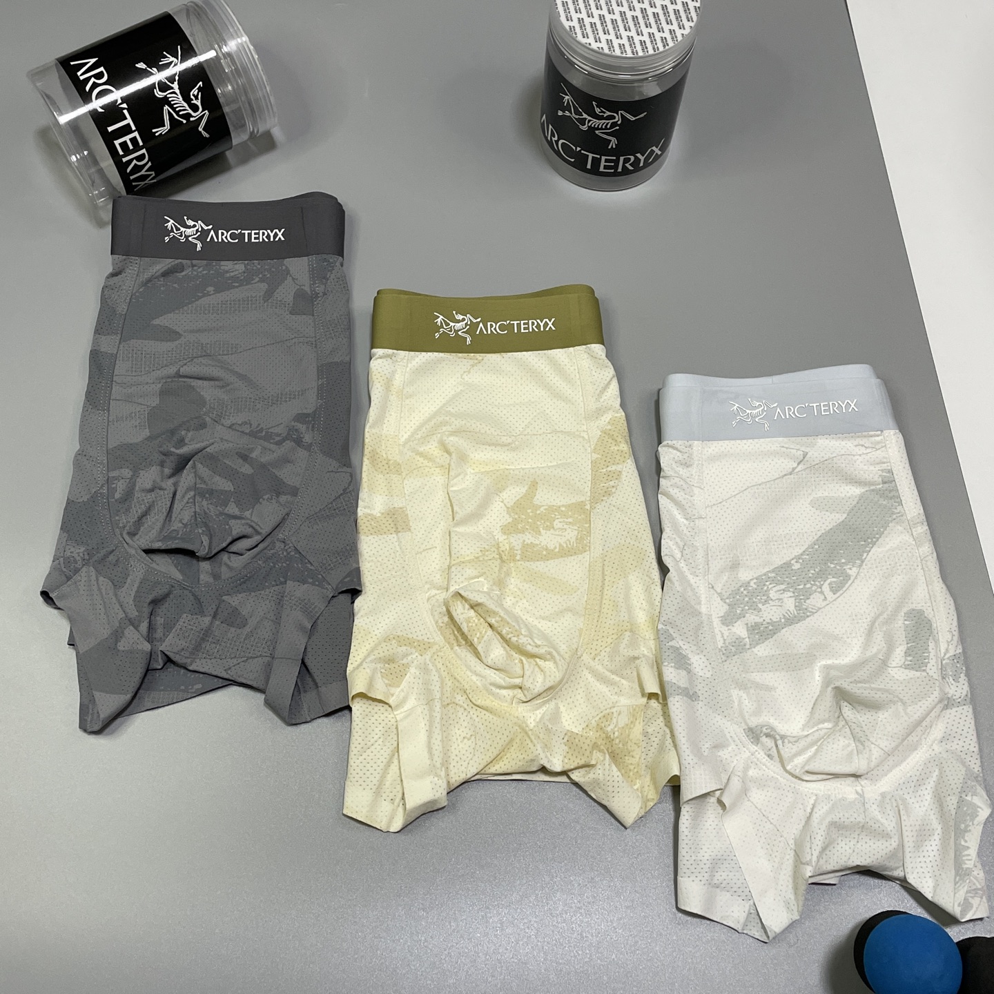 🔥🔥🔥新品！始祖鸟男士内裤！ 外贸公司合作订单，经典立体硅胶logo印标 轻薄透设计，采用进口冰丝轻薄透