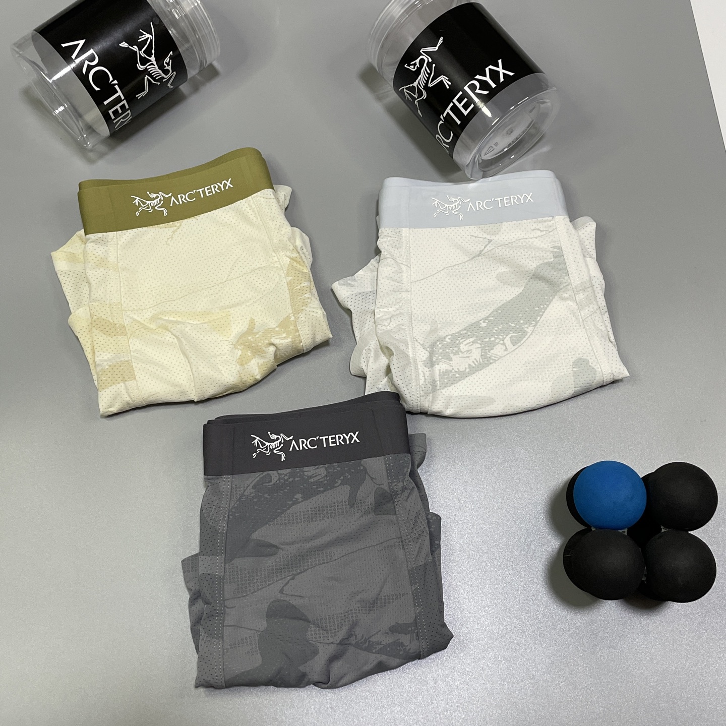 🔥🔥🔥新品！始祖鸟男士内裤！ 外贸公司合作订单，经典立体硅胶logo印标 轻薄透设计，采用进口冰丝轻薄透