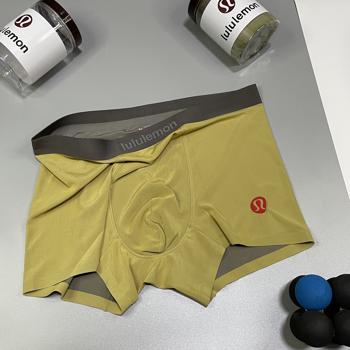 新品！lululemon男士内裤！ 外贸公司合作订单，经典立体发泡logo印标 轻薄透设计，采用进口双面