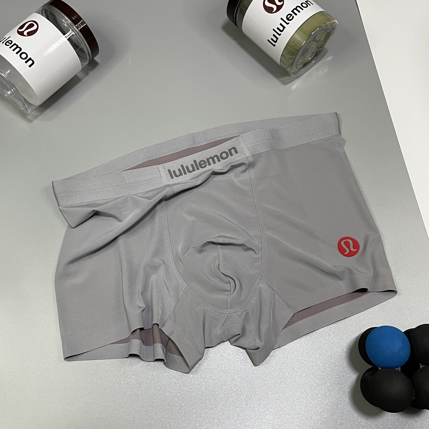 新品！lululemon男士内裤！ 外贸公司合作订单，经典立体发泡logo印标 轻薄透设计，采用进口双面