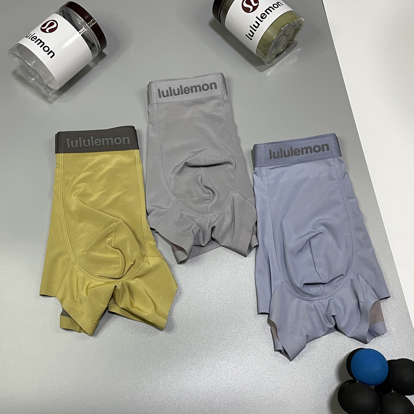 新品！lululemon男士内裤！ 外贸公司合作订单，经典立体发泡logo印标 轻薄透设计，采用进口双面
