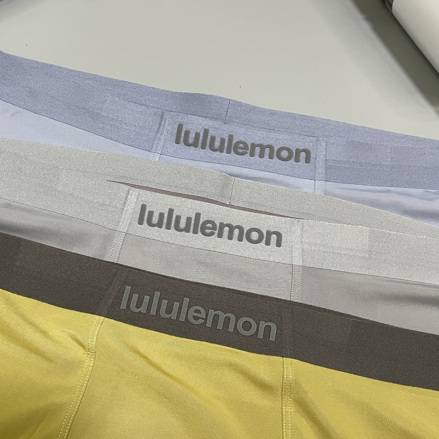 新品！lululemon男士内裤！ 外贸公司合作订单，经典立体发泡logo印标 轻薄透设计，采用进口双面