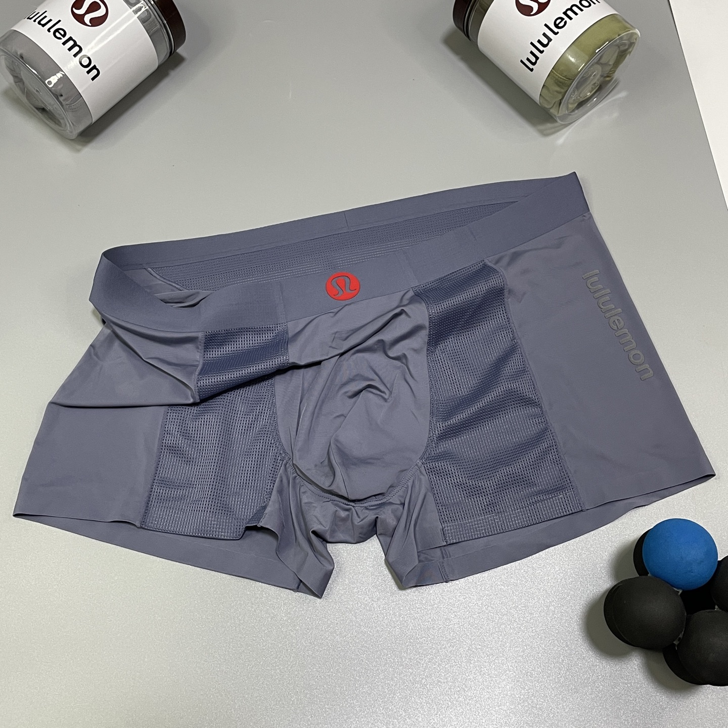 🔥🔥🔥新品！lululemon男士内裤！ 外贸公司合作订单，经典立体发泡logo印标 轻薄透设计，采用进