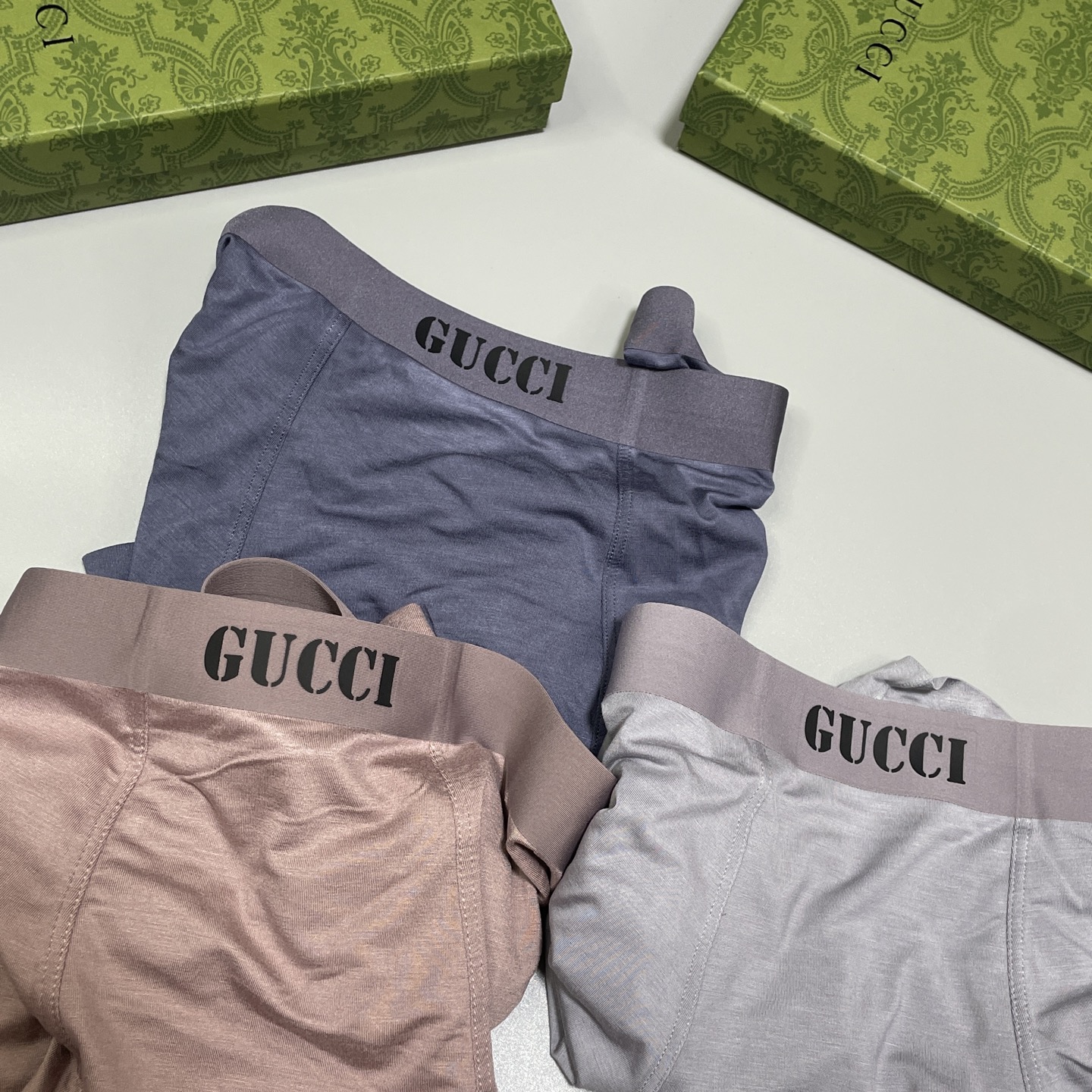 🔥🔥🔥新品！古琦CUCCI时尚男士内裤！ 外贸公司合作订单，经典立体硅胶logo印标 轻薄透设计，采用进