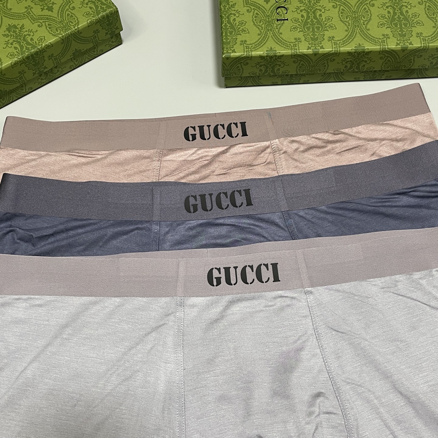 🔥🔥🔥新品！古琦CUCCI时尚男士内裤！ 外贸公司合作订单，经典立体硅胶logo印标 轻薄透设计，采用进