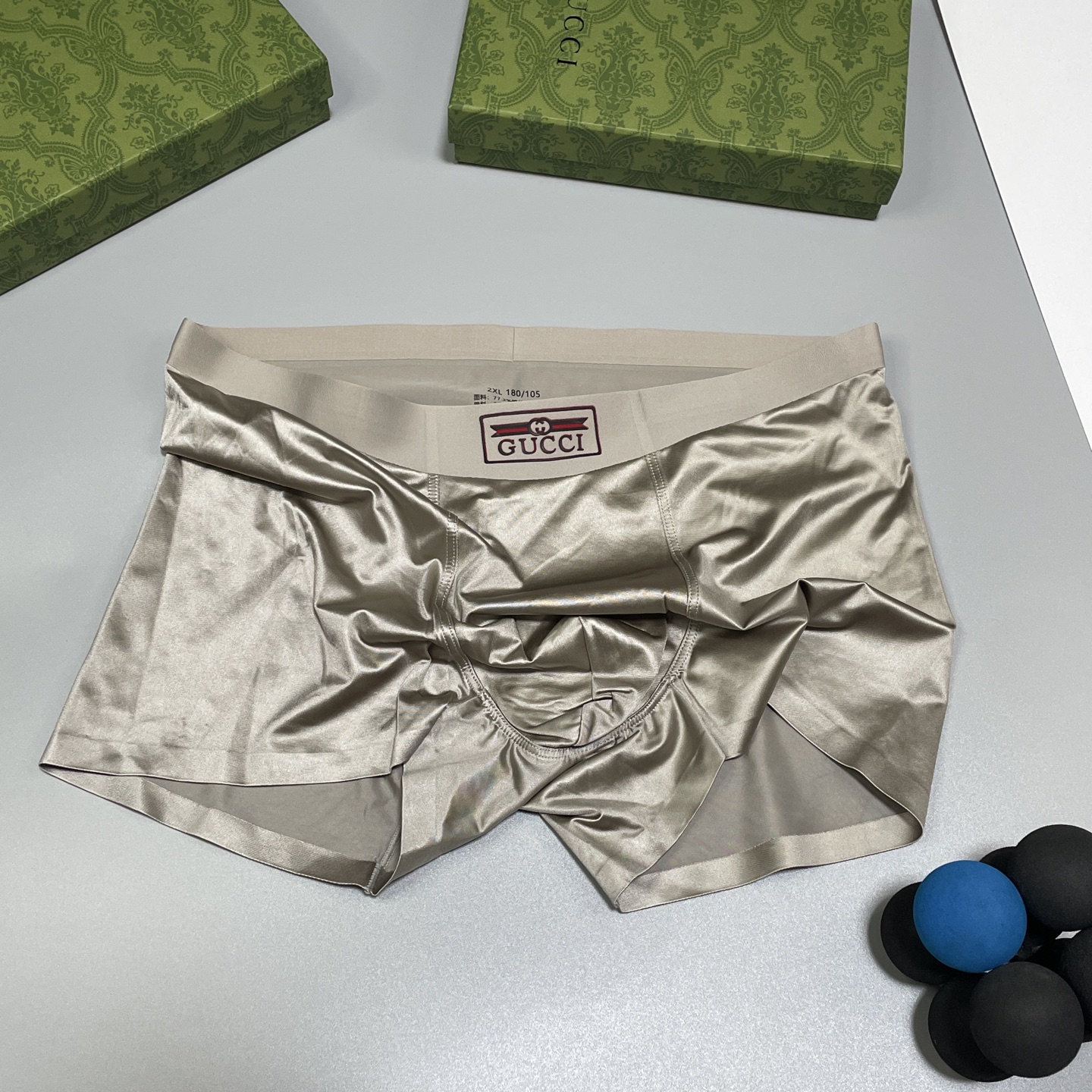 🔥🔥🔥新品！古琦GUCCI男士内裤！ 外贸公司合作订单，经典立体硅胶logo印标 轻薄透设计，采用进口桑
