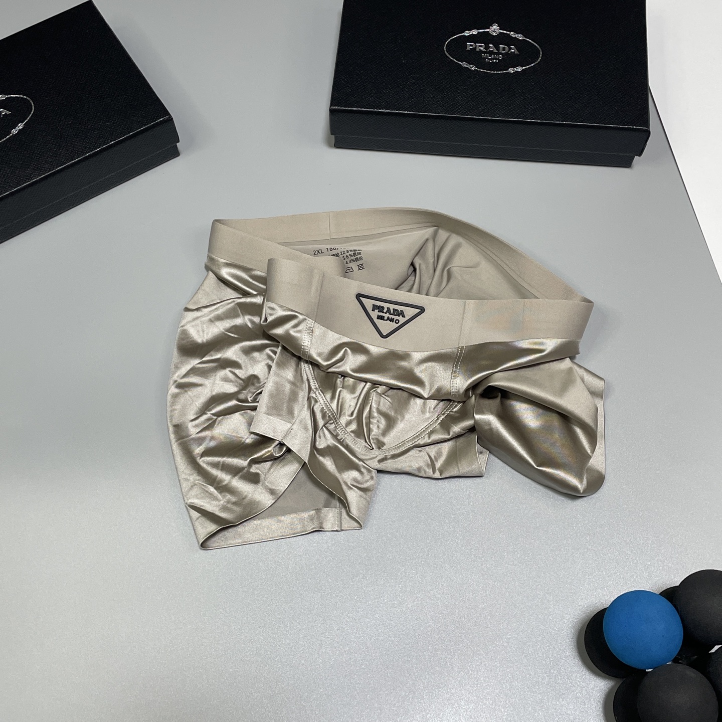 🔥🔥🔥新品！普拉达PRADA男士内裤！ 外贸公司合作订单，经典立体硅胶logo印标 轻薄透设计，采用进口