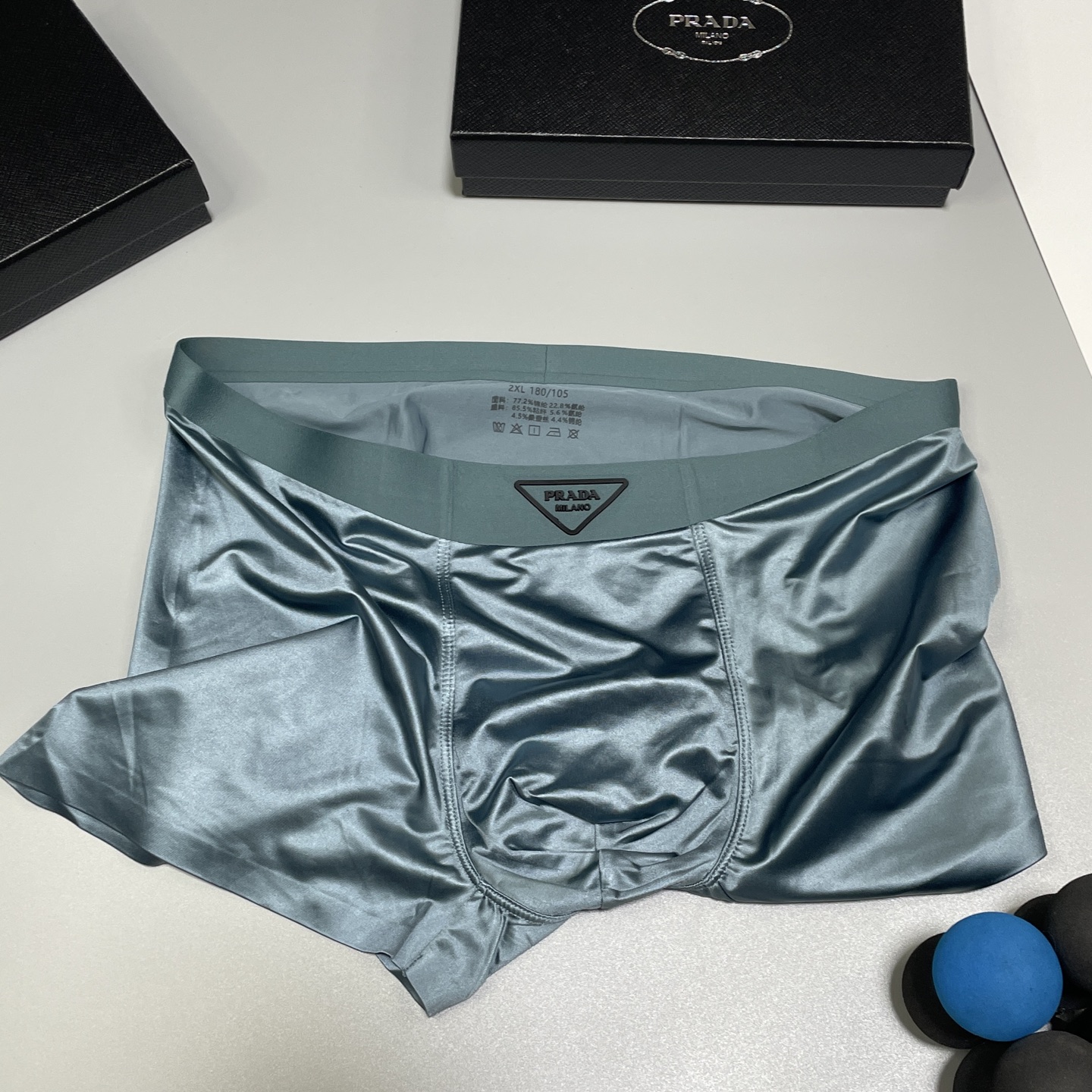 🔥🔥🔥新品！普拉达PRADA男士内裤！ 外贸公司合作订单，经典立体硅胶logo印标 轻薄透设计，采用进口
