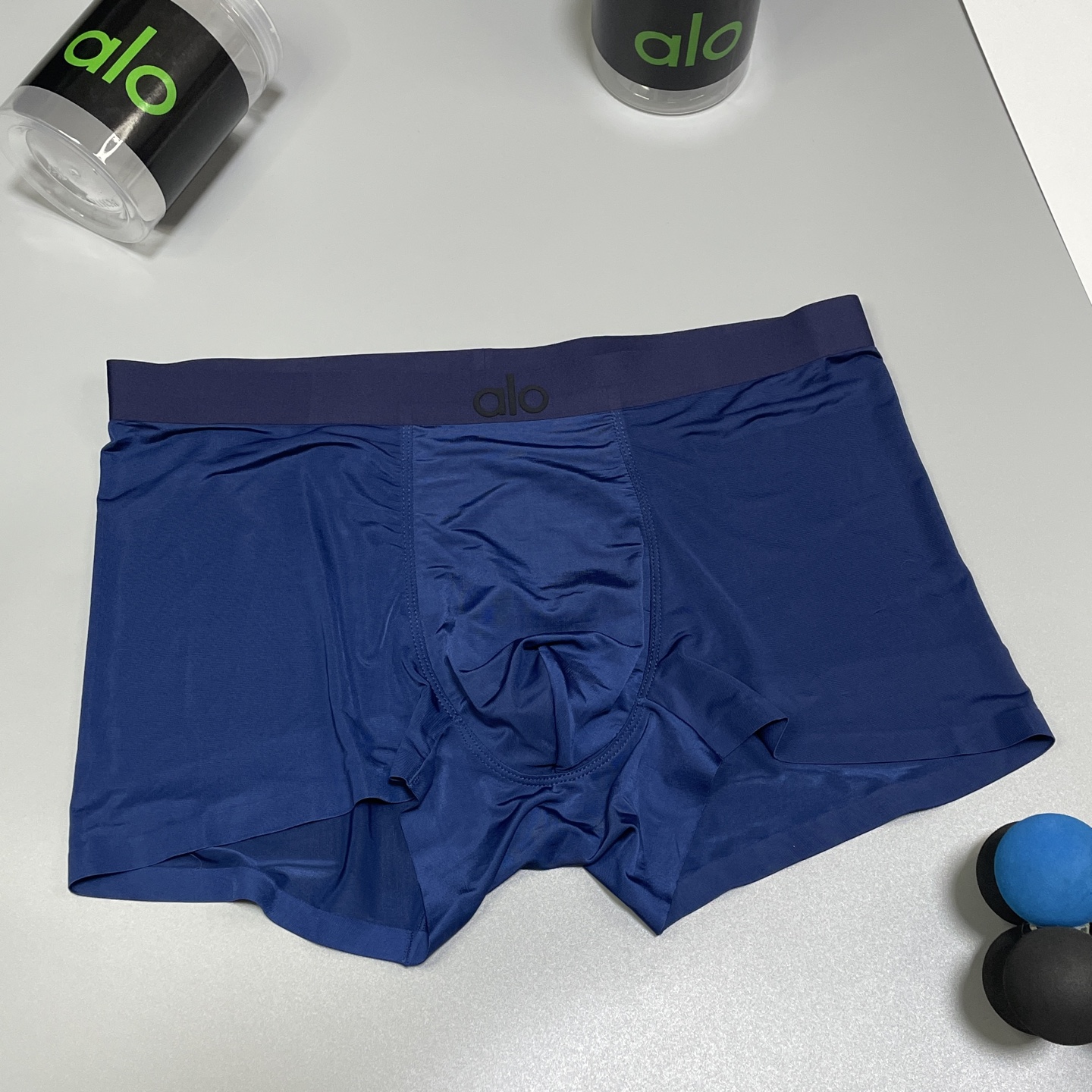 🔥🔥🔥 新品alo男士内裤！ 外贸公司合作订单，经典立体硅胶logo印标 轻薄透设计，采用进口冰丝轻薄透