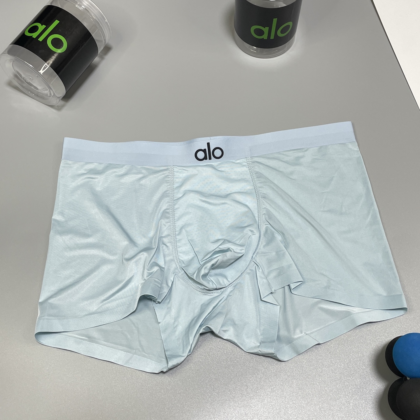 🔥🔥🔥 新品alo男士内裤！ 外贸公司合作订单，经典立体硅胶logo印标 轻薄透设计，采用进口冰丝轻薄透