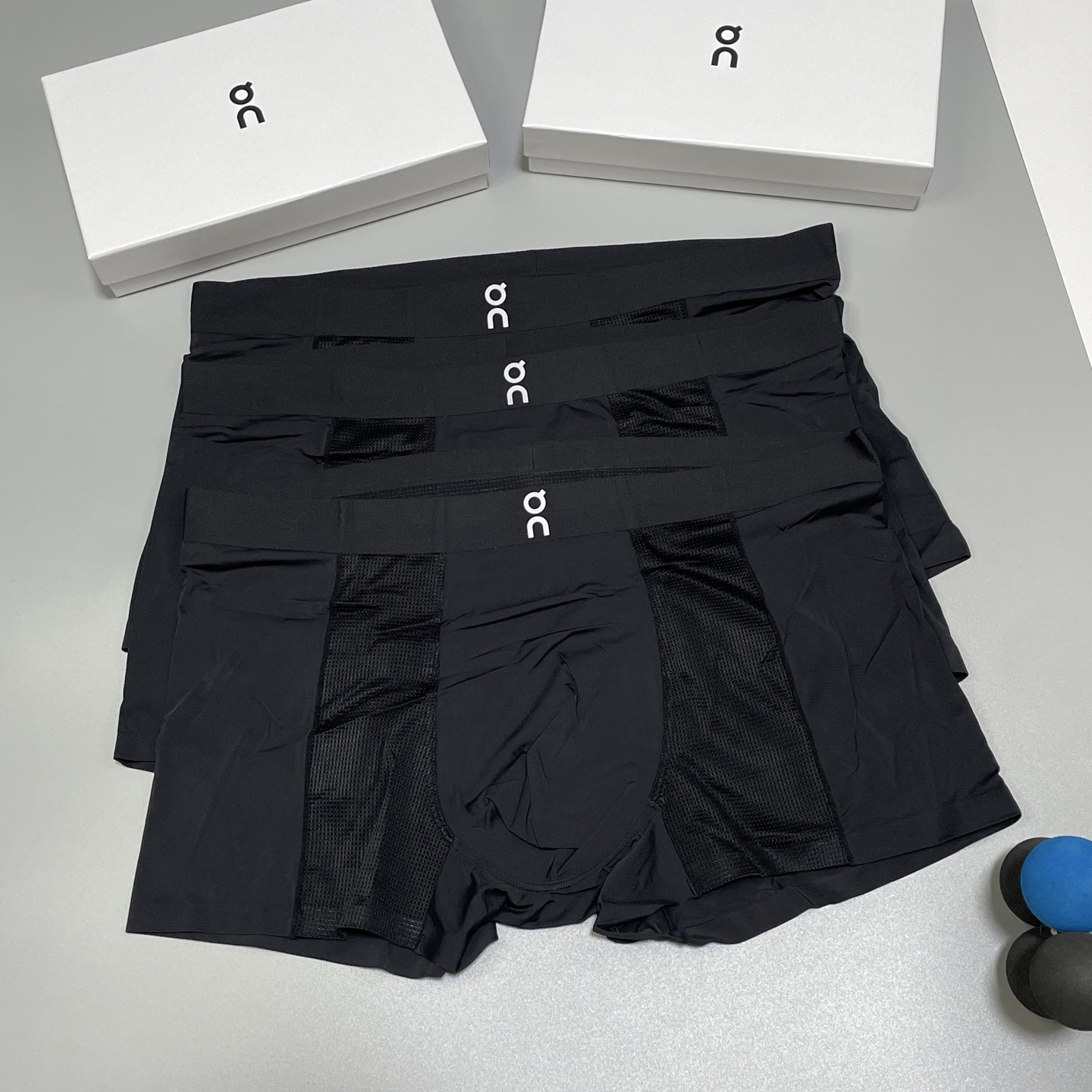 🔥🔥🔥新品！On昂跑 男士内裤！ 外贸公司合作订单，经典立体荧光logo印标 轻薄透设计，采用进口双面冰