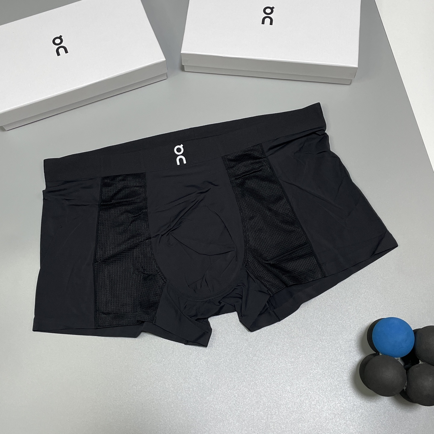 🔥🔥🔥新品！On昂跑 男士内裤！ 外贸公司合作订单，经典立体荧光logo印标 轻薄透设计，采用进口双面冰