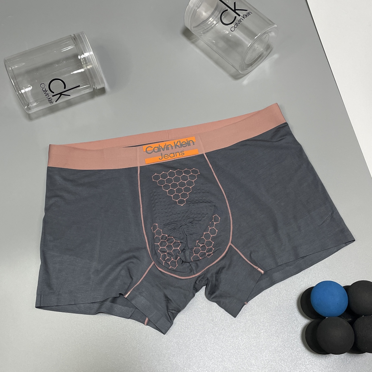 🔥🔥🔥新款 CK 莫代尔面料爆款到货、专柜立体硅胶Logo订织面料和颜色绝对的原单品质，按摩裆无缝切割工