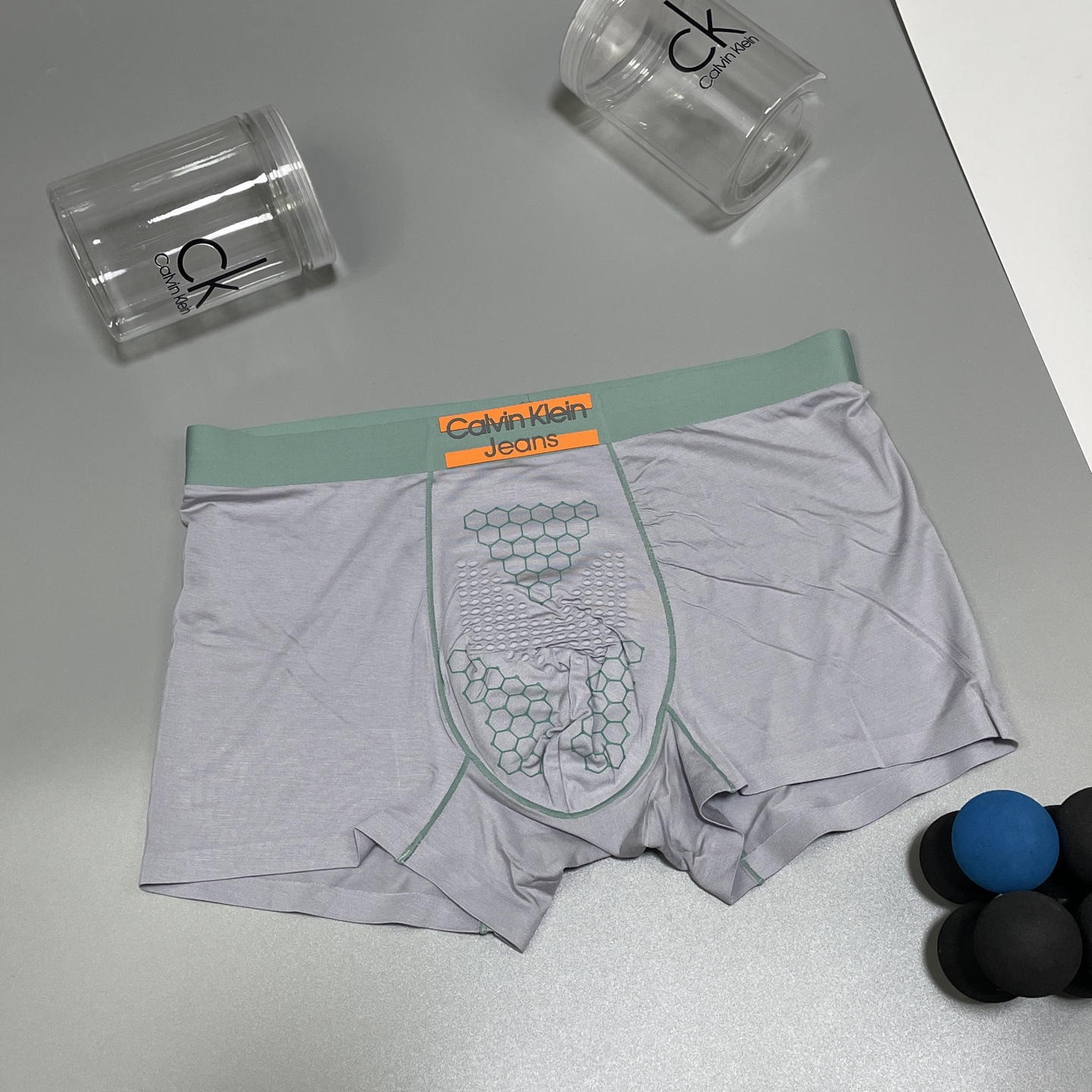 🔥🔥🔥新款 CK 莫代尔面料爆款到货、专柜立体硅胶Logo订织面料和颜色绝对的原单品质，按摩裆无缝切割工