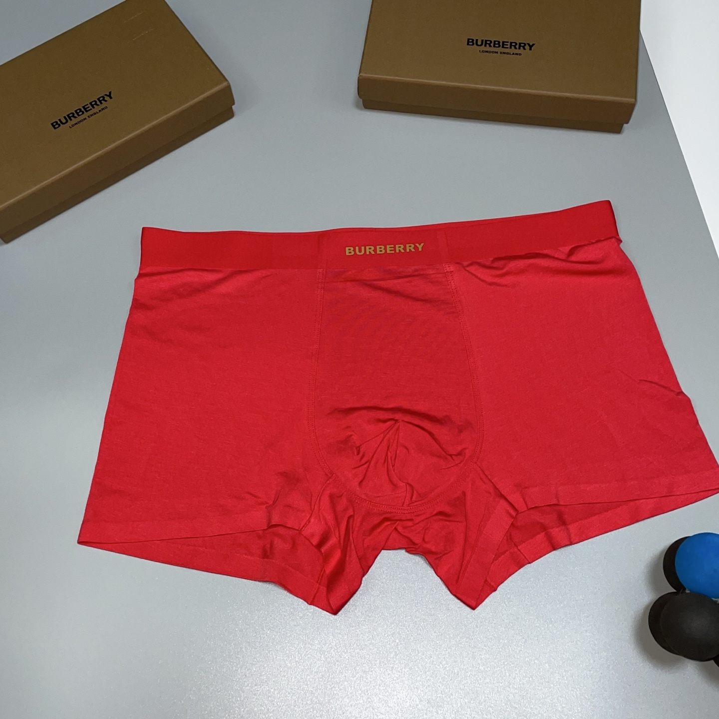 🔥🔥🔥红红火火自备送礼佳品！巴宝莉经典时尚男士内裤！外贸国外订单，立体硅胶lougo 原单品质，无缝切割