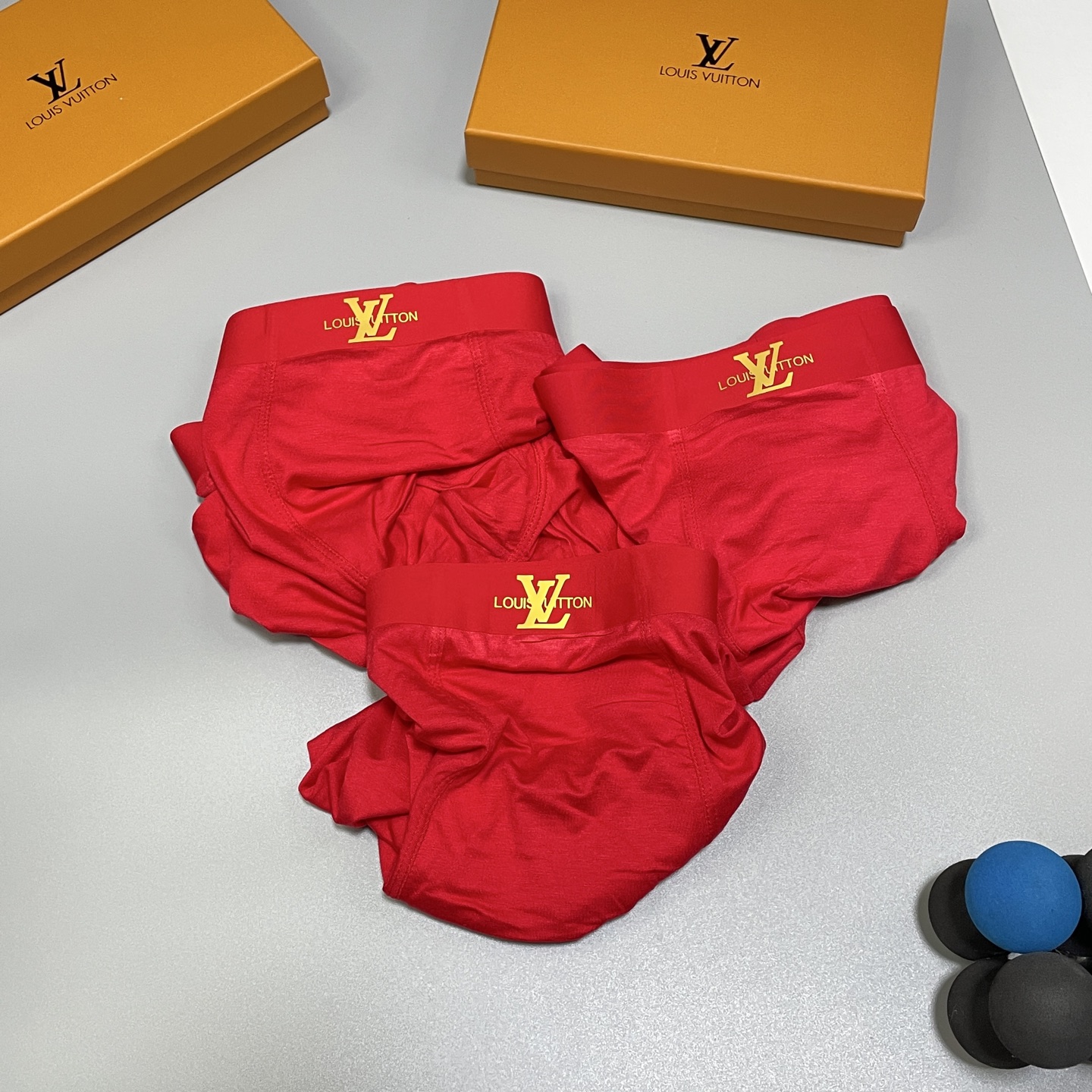 🔥🔥🔥红红火火自备送礼佳品！LV路易威登经典时尚男士内裤！外贸国外订单，立体硅胶lougo 原单品质，无