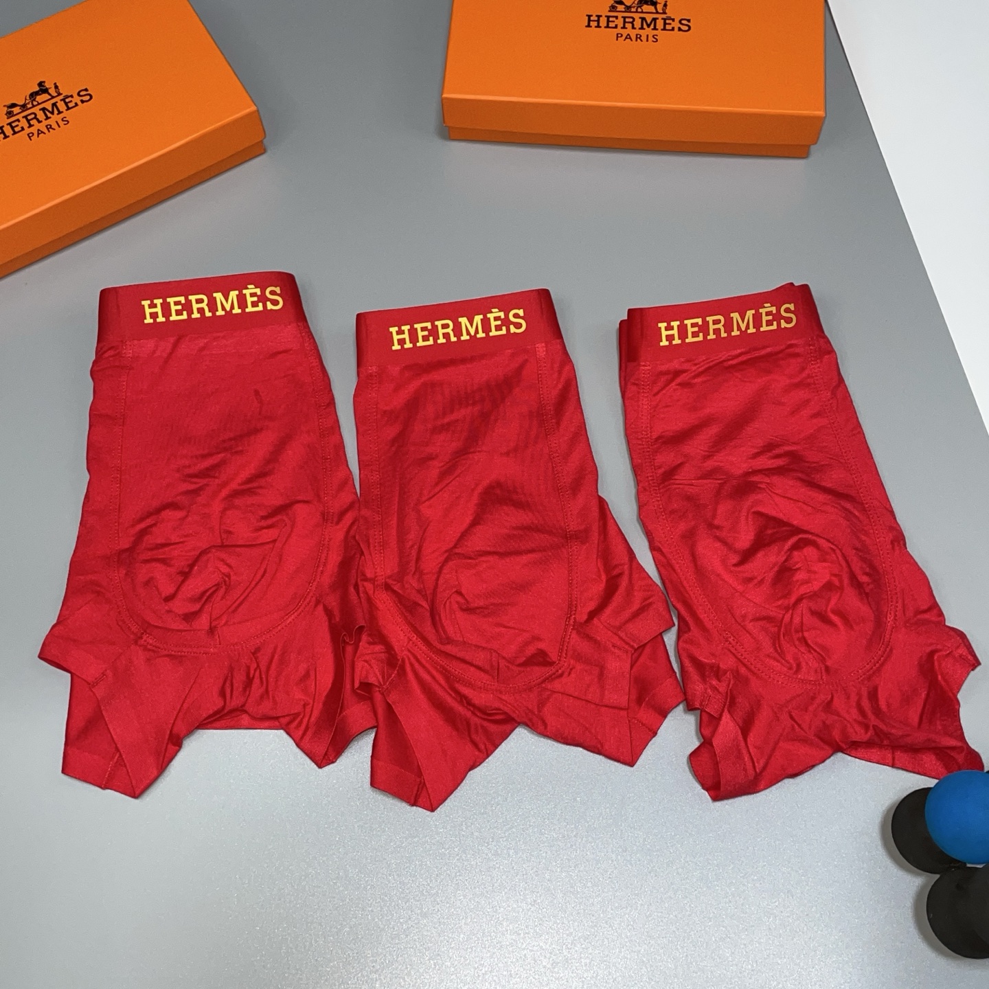 🔥，🔥红红火火自备送礼佳品！爱马仕经典时尚男士内裤！外贸国外订单，立体硅胶lougo 原单品质，无缝切割