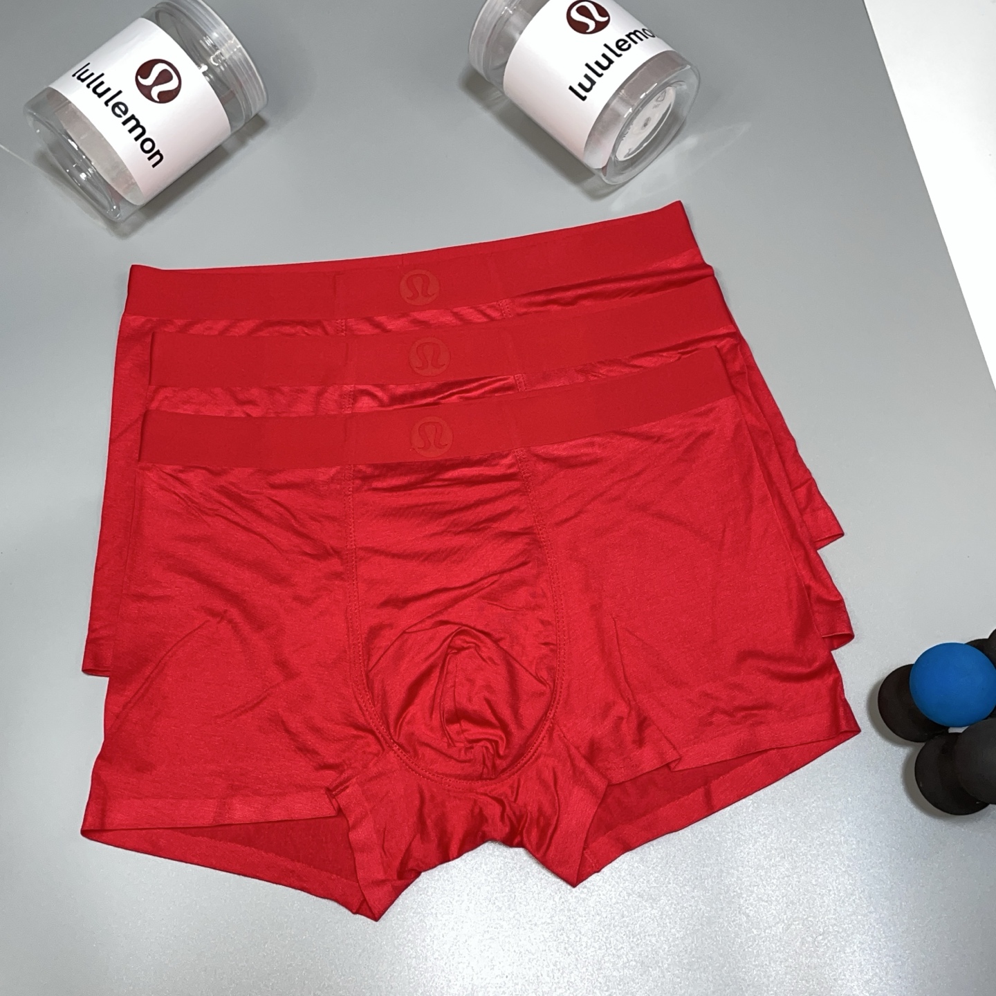 🔥🔥🔥红红火火自备送礼佳品！LULU经典时尚男士内裤！外贸国外订单，立体硅胶lougo 原单品质，无缝切