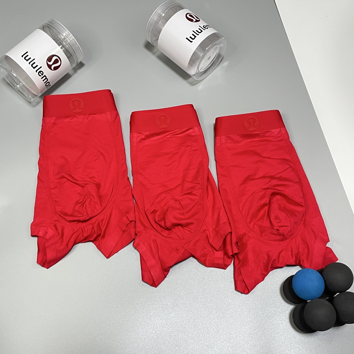 🔥🔥🔥红红火火自备送礼佳品！LULU经典时尚男士内裤！外贸国外订单，立体硅胶lougo 原单品质，无缝切