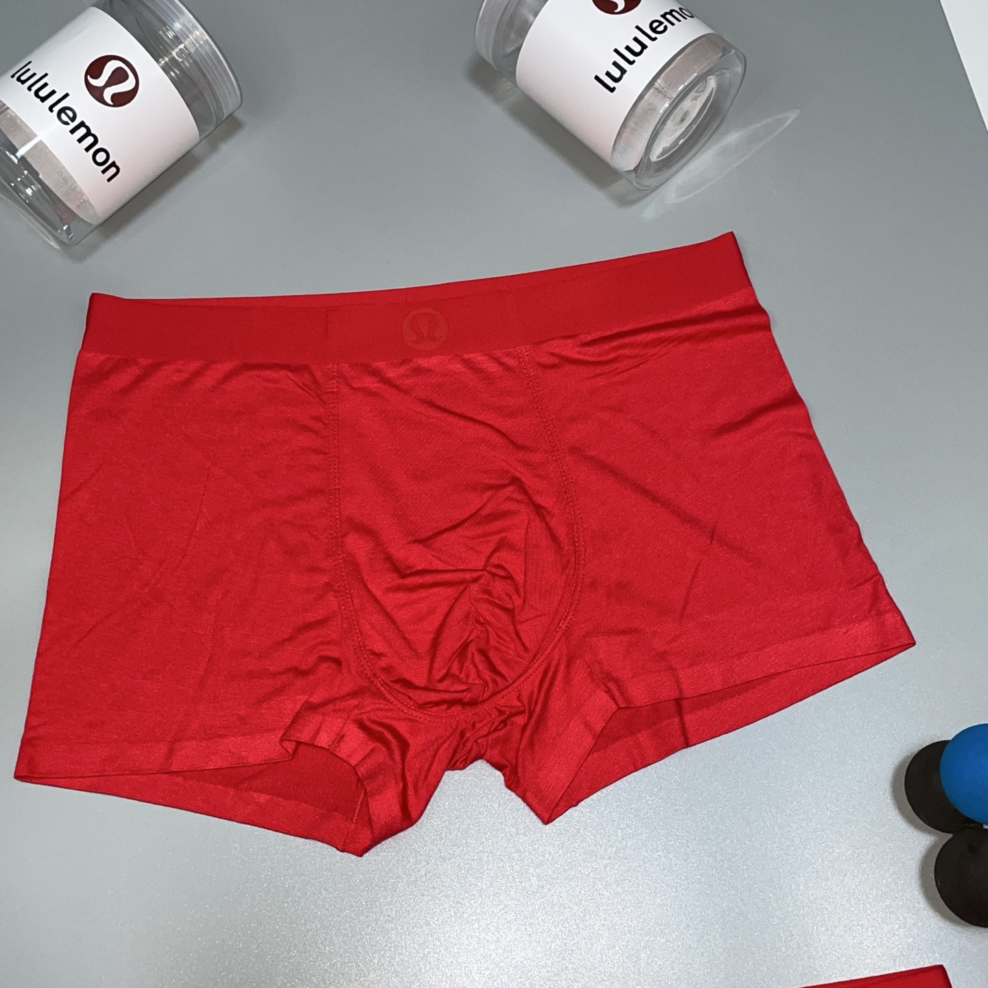 🔥🔥🔥红红火火自备送礼佳品！LULU经典时尚男士内裤！外贸国外订单，立体硅胶lougo 原单品质，无缝切