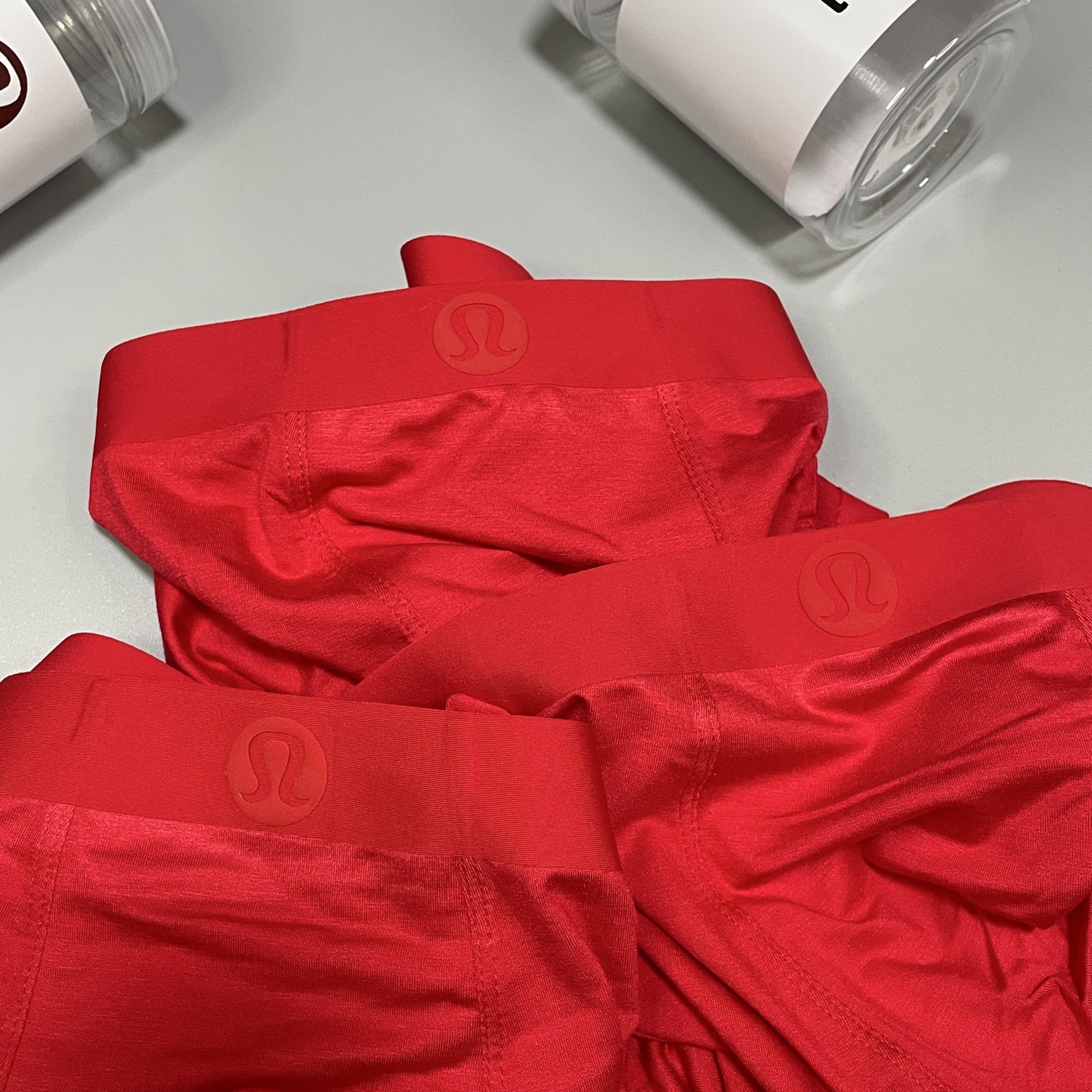 🔥🔥🔥红红火火自备送礼佳品！LULU经典时尚男士内裤！外贸国外订单，立体硅胶lougo 原单品质，无缝切