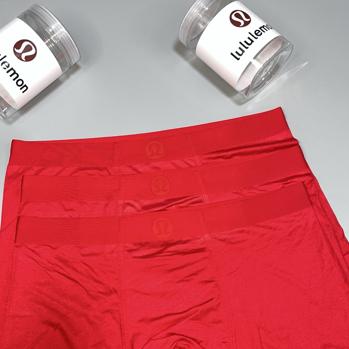 🔥🔥🔥红红火火自备送礼佳品！LULU经典时尚男士内裤！外贸国外订单，立体硅胶lougo 原单品质，无缝切