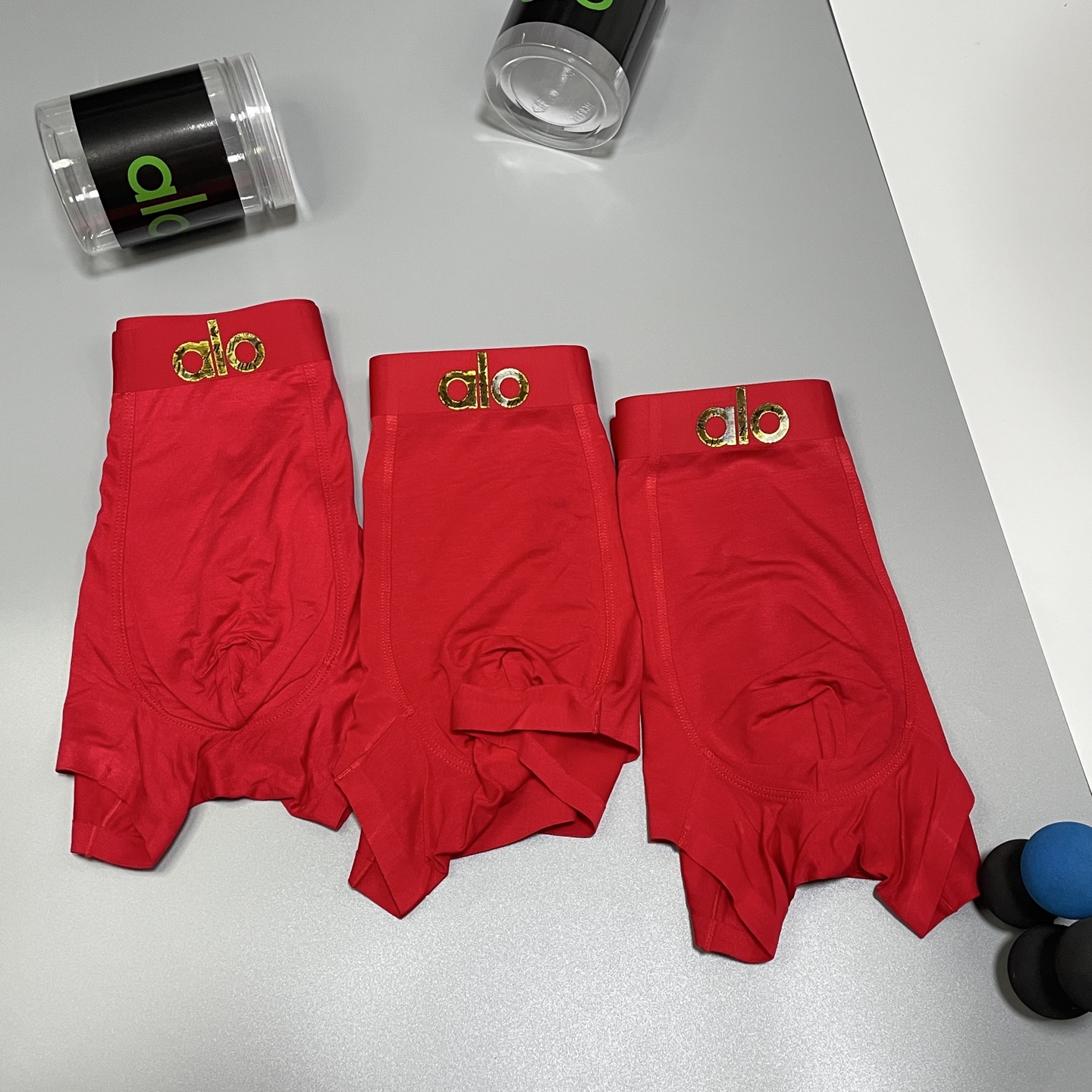 🔥🔥🔥红红火火自备送礼佳品！alo经典时尚男士内裤！外贸国外订单，立体硅胶lougo 原单品质，无缝切割