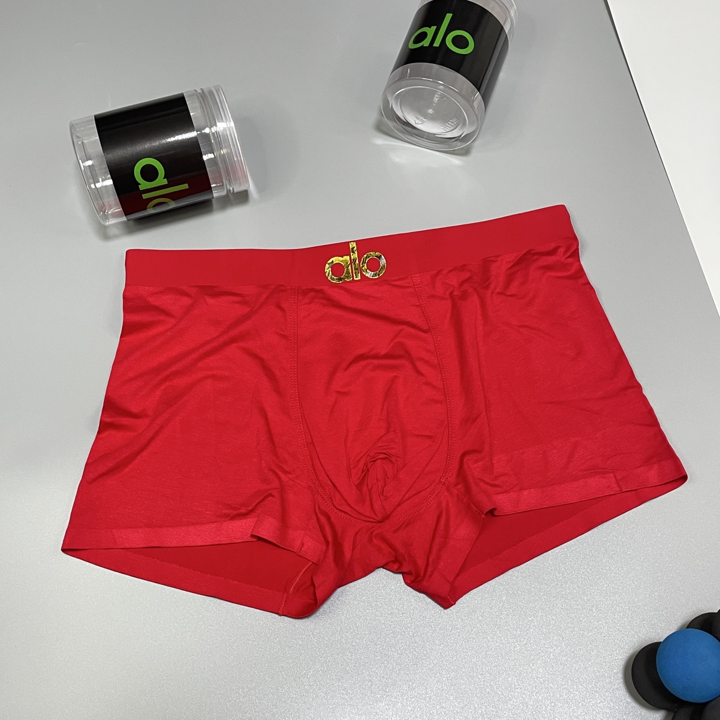 🔥🔥🔥红红火火自备送礼佳品！alo经典时尚男士内裤！外贸国外订单，立体硅胶lougo 原单品质，无缝切割