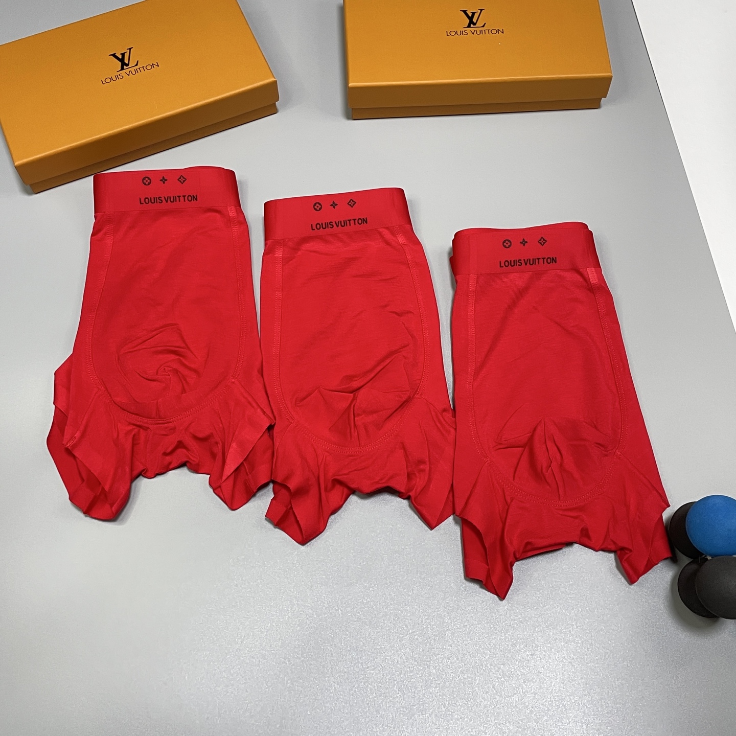 🔥🔥🔥红红火火自备送礼佳品！LV路易威登经典时尚男士内裤！外贸国外订单，立体硅胶lougo 原单品质，无