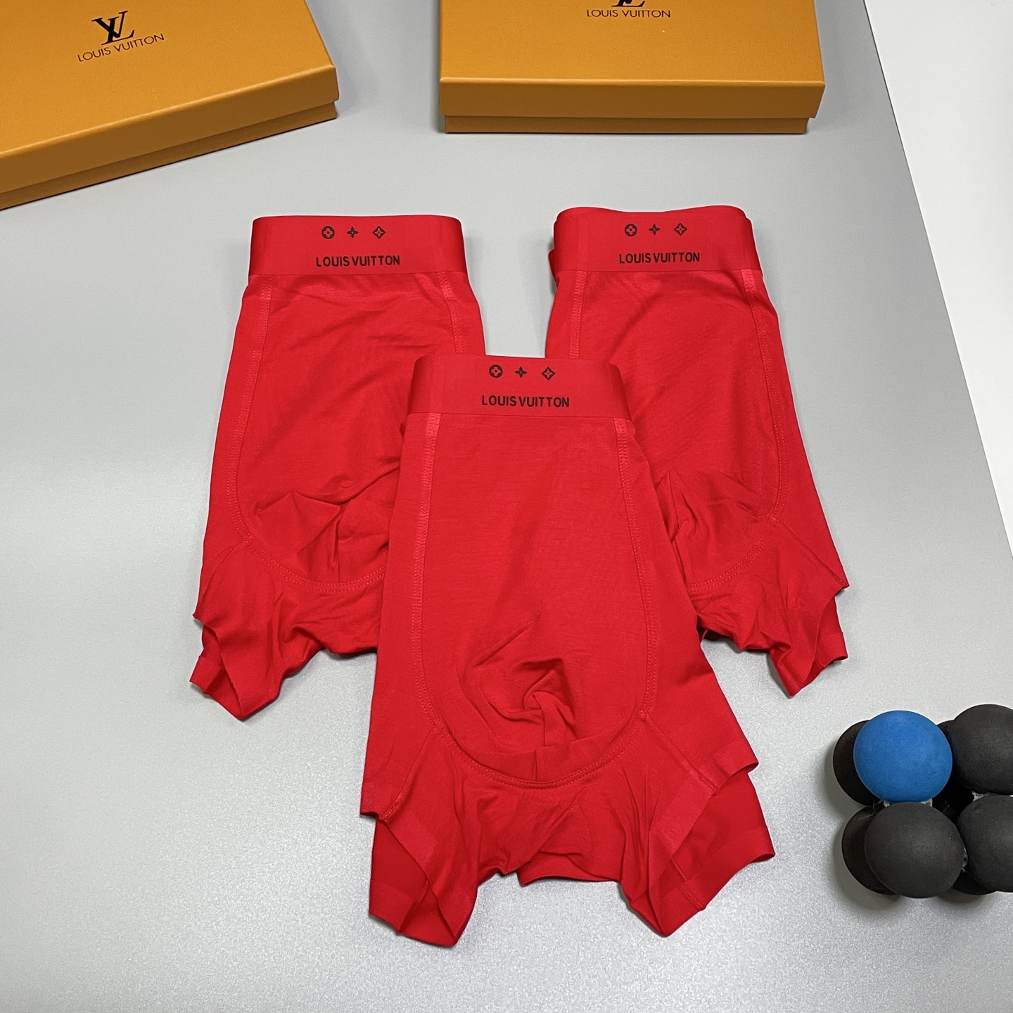 🔥🔥🔥红红火火自备送礼佳品！LV路易威登经典时尚男士内裤！外贸国外订单，立体硅胶lougo 原单品质，无