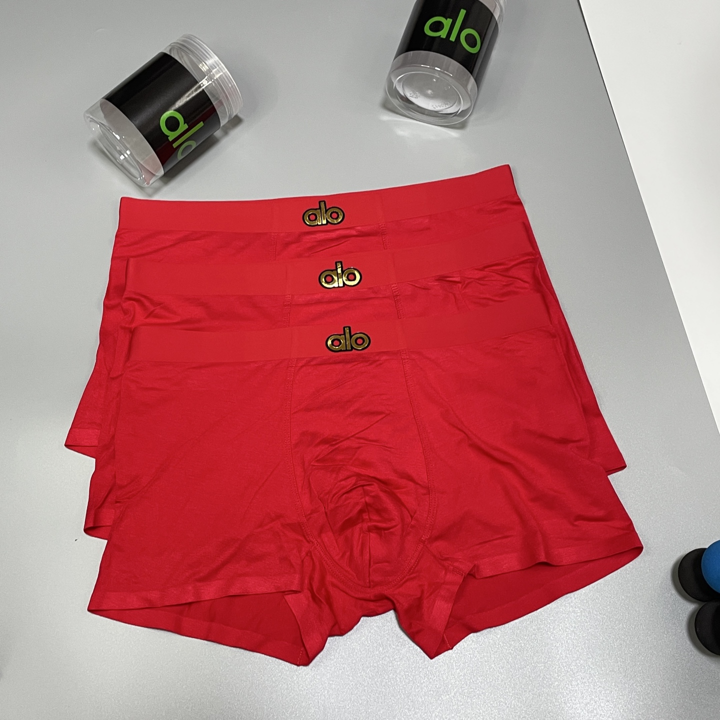 🔥🔥🔥红红火火自备送礼佳品！alo经典时尚男士内裤！外贸国外订单，立体硅胶lougo 原单品质，无缝切割