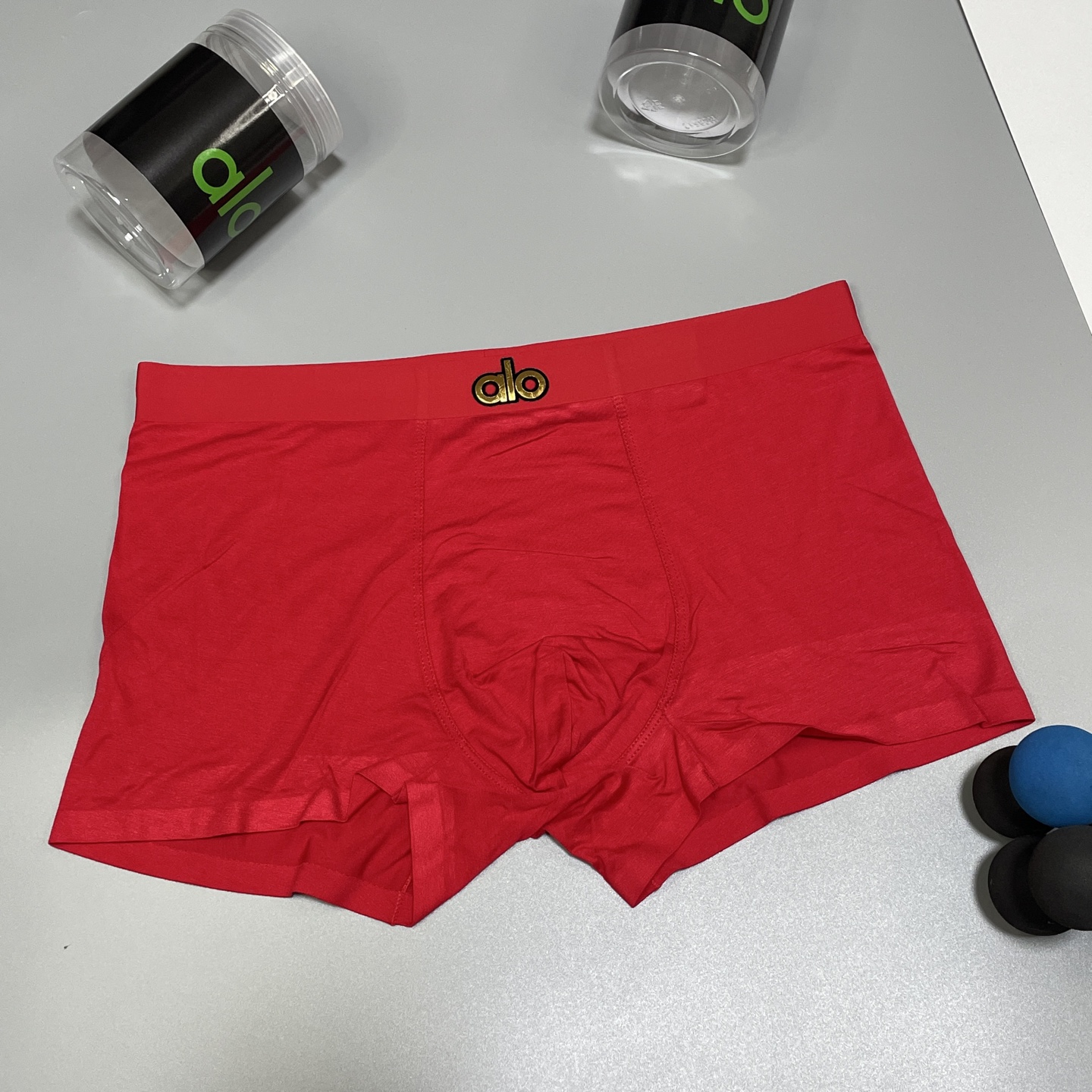 🔥🔥🔥红红火火自备送礼佳品！alo经典时尚男士内裤！外贸国外订单，立体硅胶lougo 原单品质，无缝切割
