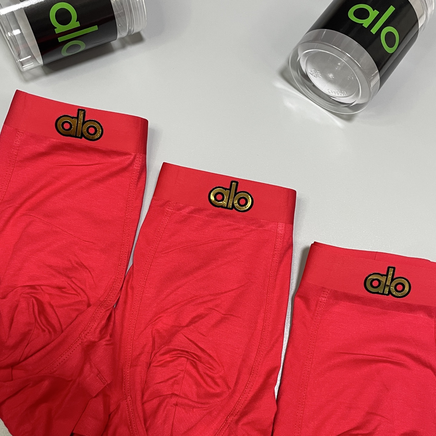 🔥🔥🔥红红火火自备送礼佳品！alo经典时尚男士内裤！外贸国外订单，立体硅胶lougo 原单品质，无缝切割