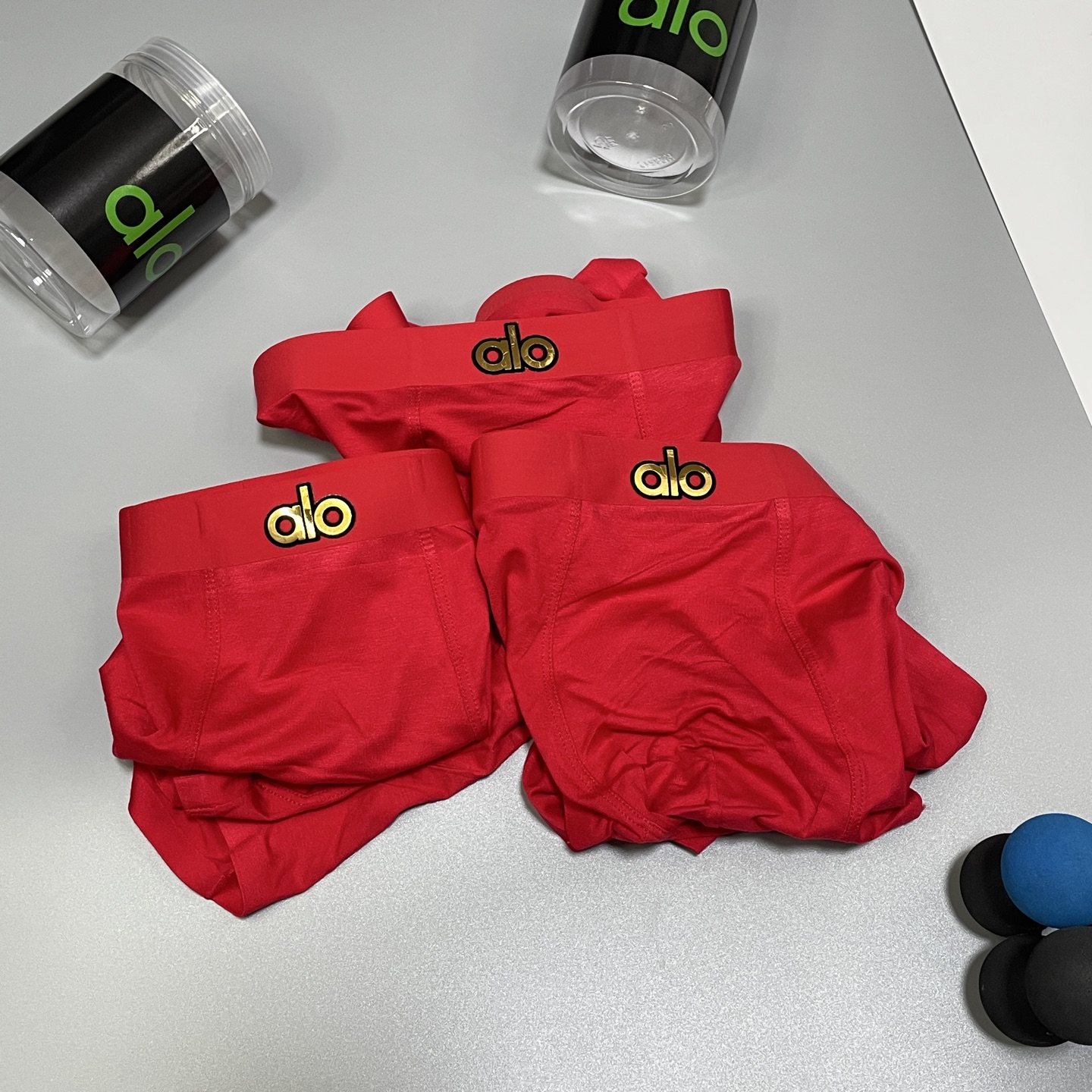 🔥🔥🔥红红火火自备送礼佳品！alo经典时尚男士内裤！外贸国外订单，立体硅胶lougo 原单品质，无缝切割