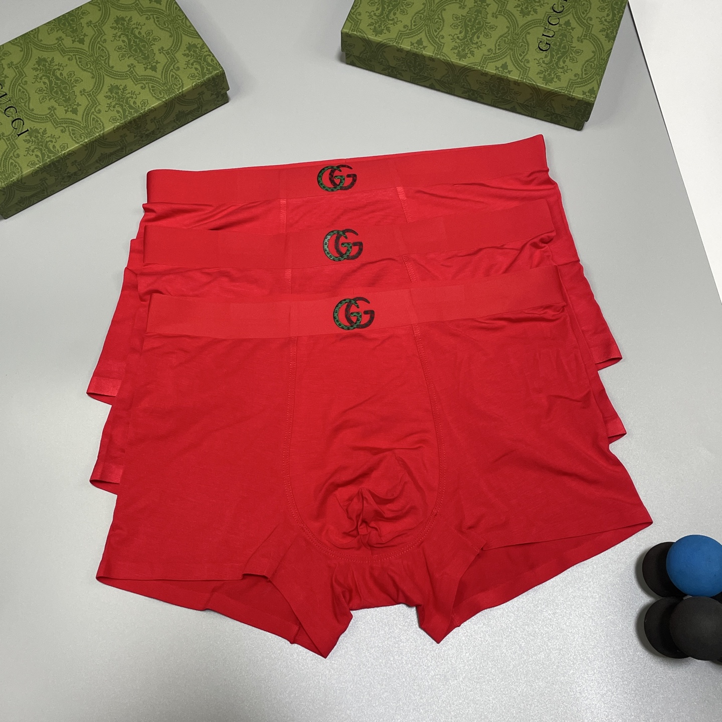 🔥🔥🔥红红火火自备送礼佳品！古琦CUCCI经典时尚男士内裤！外贸国外订单，立体硅胶lougo 原单品质，