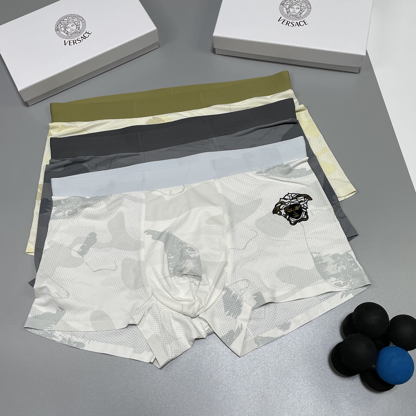🔥🔥🌾2026新品！范思哲时尚男士内裤！ 外贸公司合作订单，经典雕版硅胶logo印标 轻薄透设计，采用进