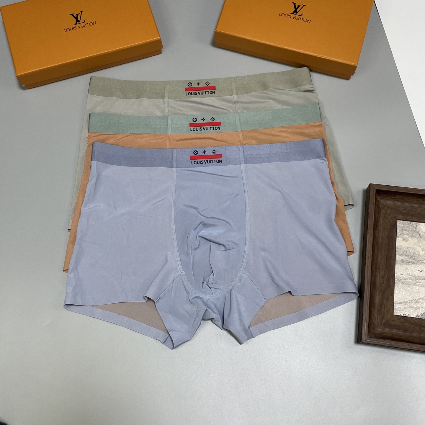 🔥🔥🌾2026新品！LV路易威登男士内裤！ 外贸公司合作订单，经典立体硅胶logo印标 轻薄透设计，采用