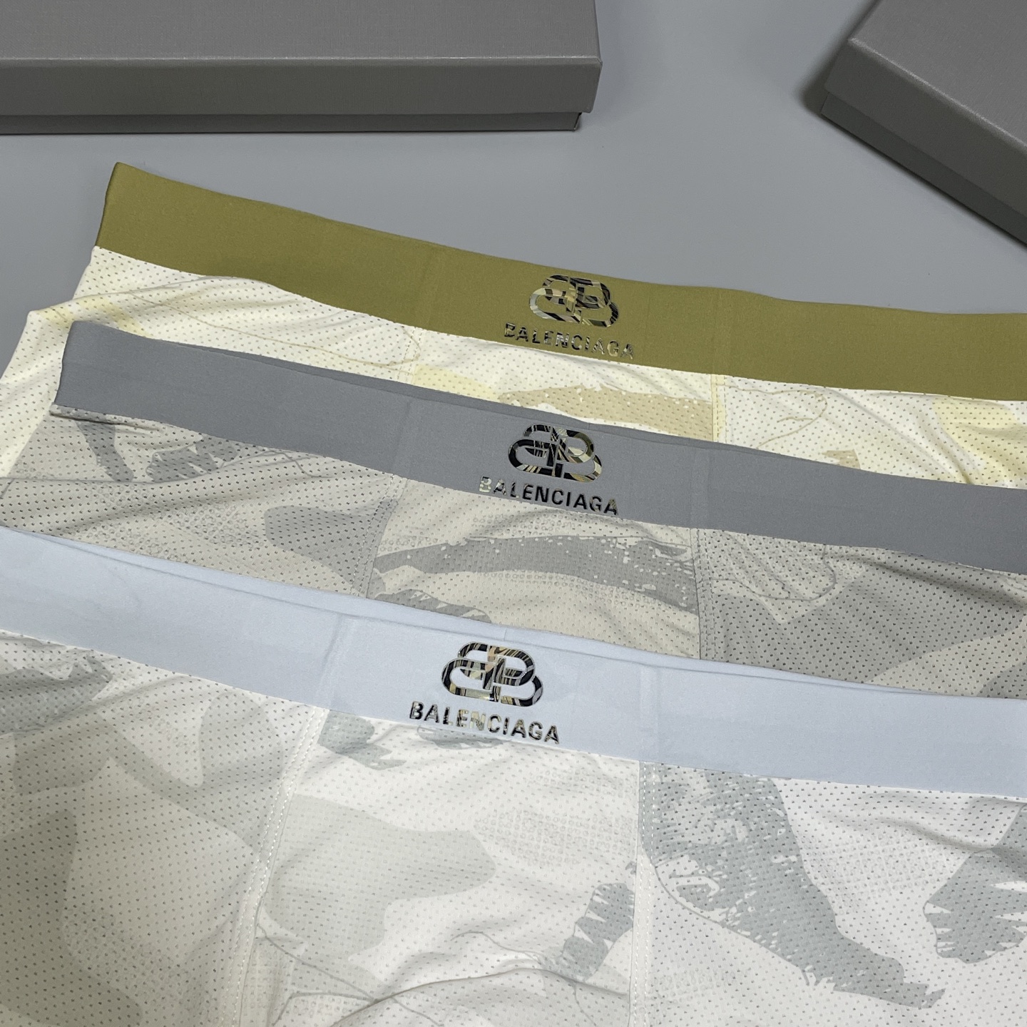 🔥🔥🌾2026新品！巴黎世家时尚男士内裤！ 外贸公司合作订单，经典雕版3Dlogo印标 轻薄透设计，采用