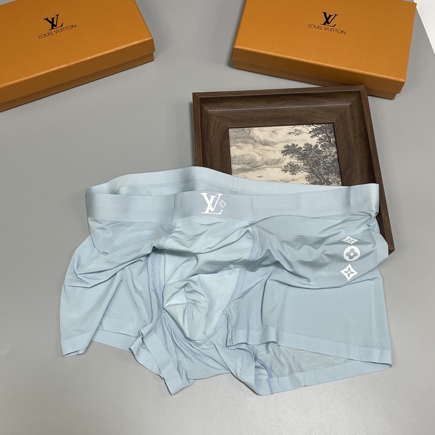 🔥🔥🌾2026 新品，LV路易威登男士内裤！ 外贸公司合作订单，经典立体硅胶logo印标 轻薄透设计，采