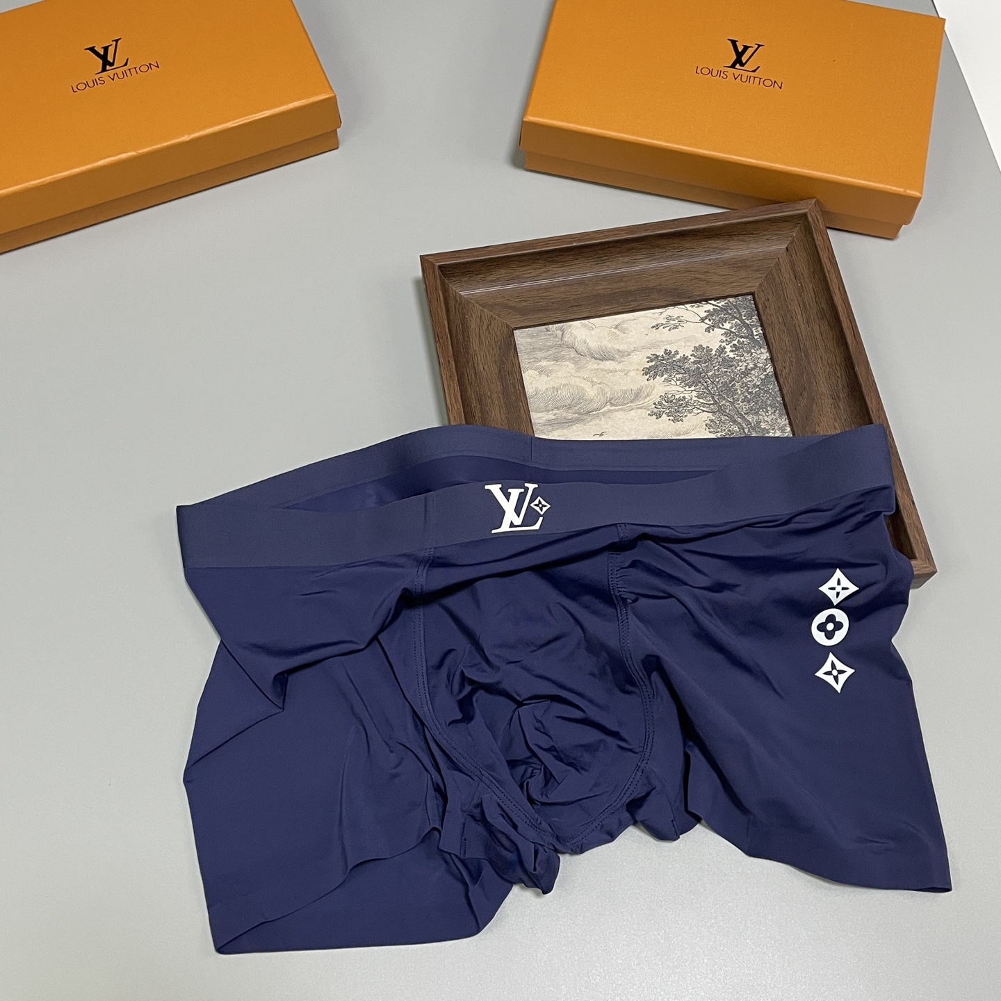 🔥🔥🌾2026 新品，LV路易威登男士内裤！ 外贸公司合作订单，经典立体硅胶logo印标 轻薄透设计，采