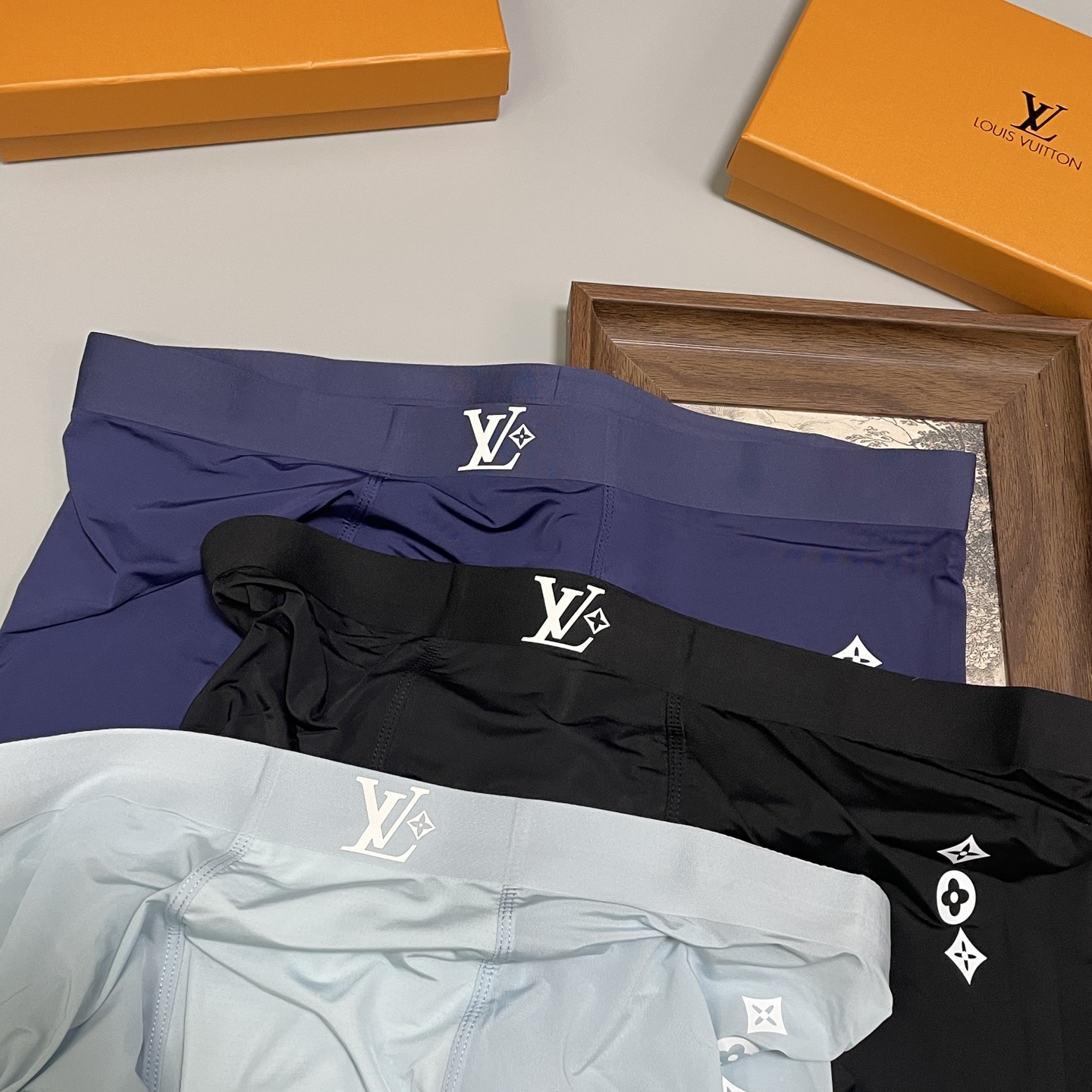 🔥🔥🌾2026 新品，LV路易威登男士内裤！ 外贸公司合作订单，经典立体硅胶logo印标 轻薄透设计，采