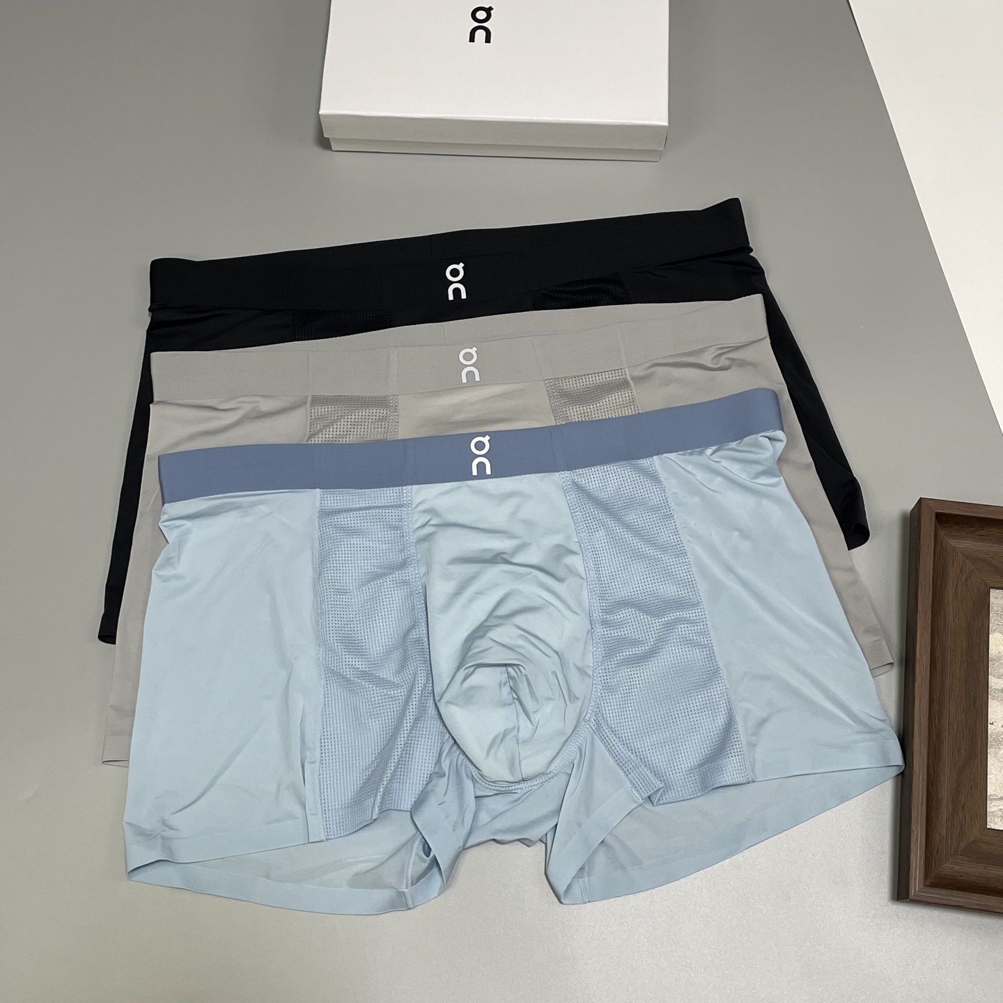 🔥🔥🌾2026新品！On昂跑 男士内裤！ 外贸公司合作订单，经典立体荧光logo印标 轻薄透设计，采用进