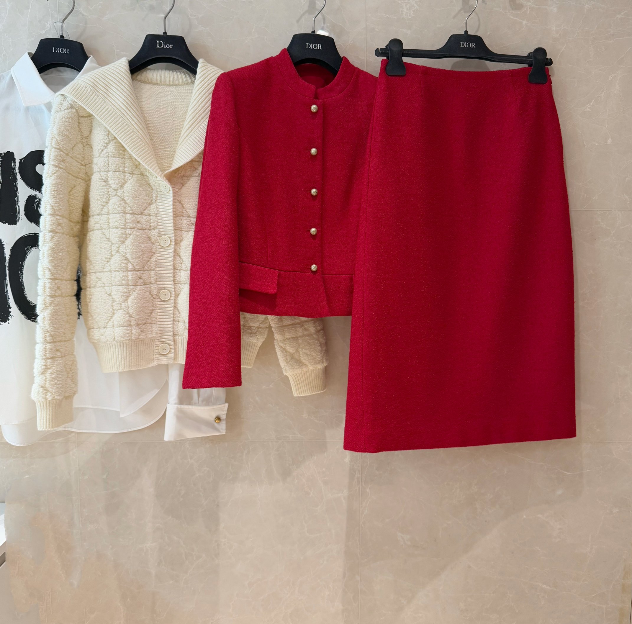Elegant Red Wool Blend Skirt Suit Set - Silk Lined, Classic Fit 5 a1732849430745 4771