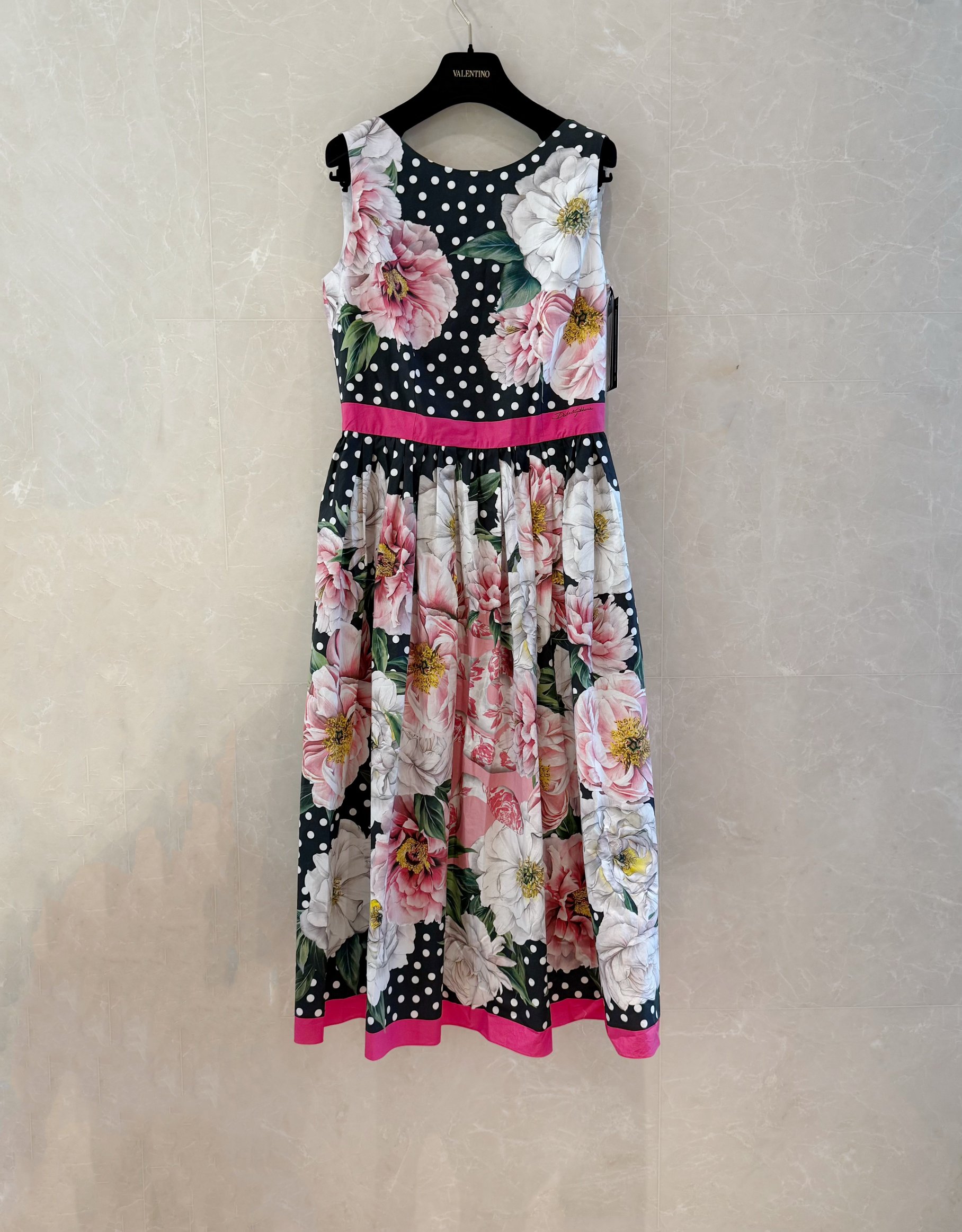 Elegant DG25 Spring Dress: Snake Year Limited Edition - Floral & Polka Dot 3 a1739696435701 2554