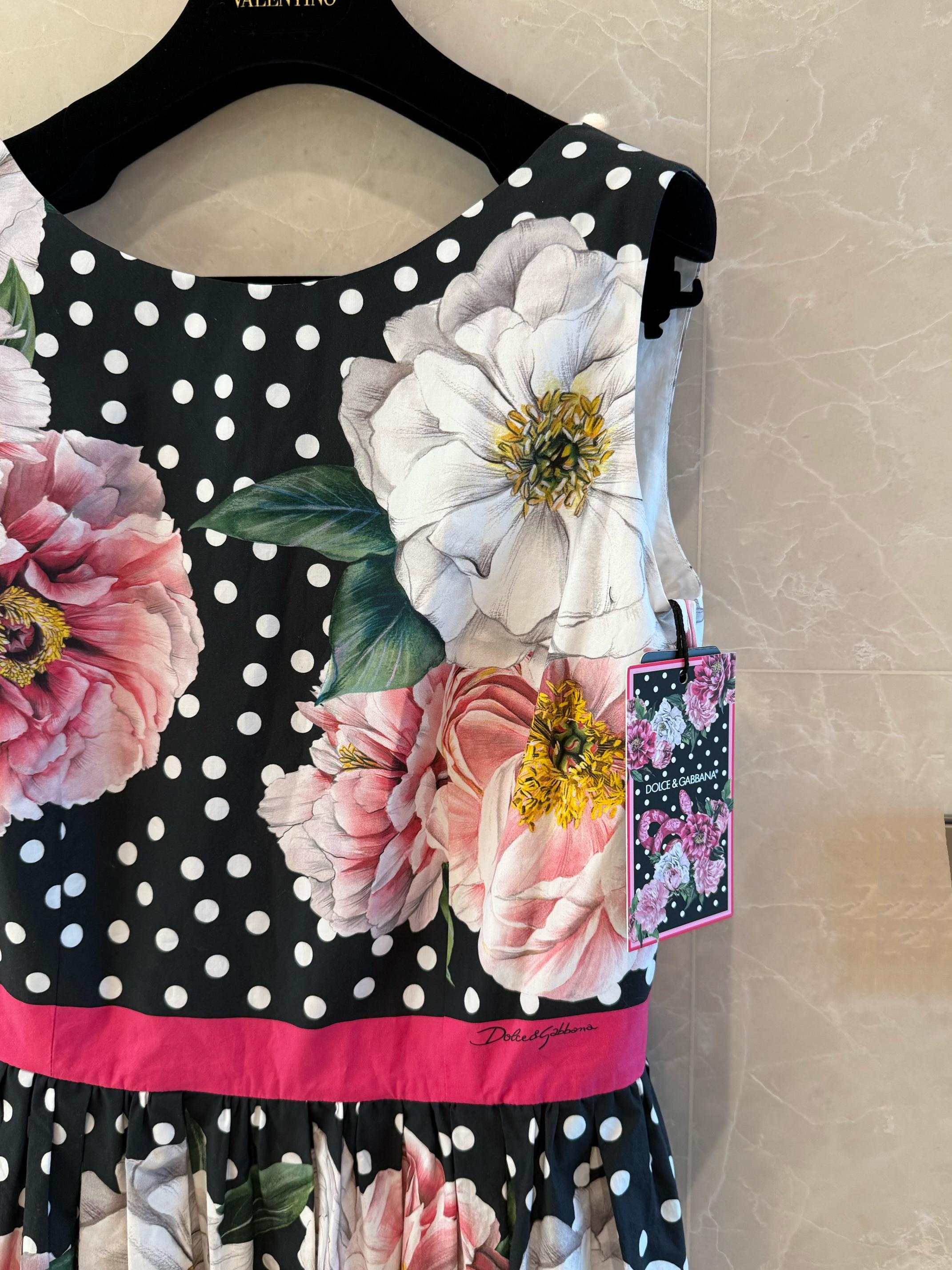 Elegant DG25 Spring Dress: Snake Year Limited Edition - Floral & Polka Dot 5 a1739696437385 5428
