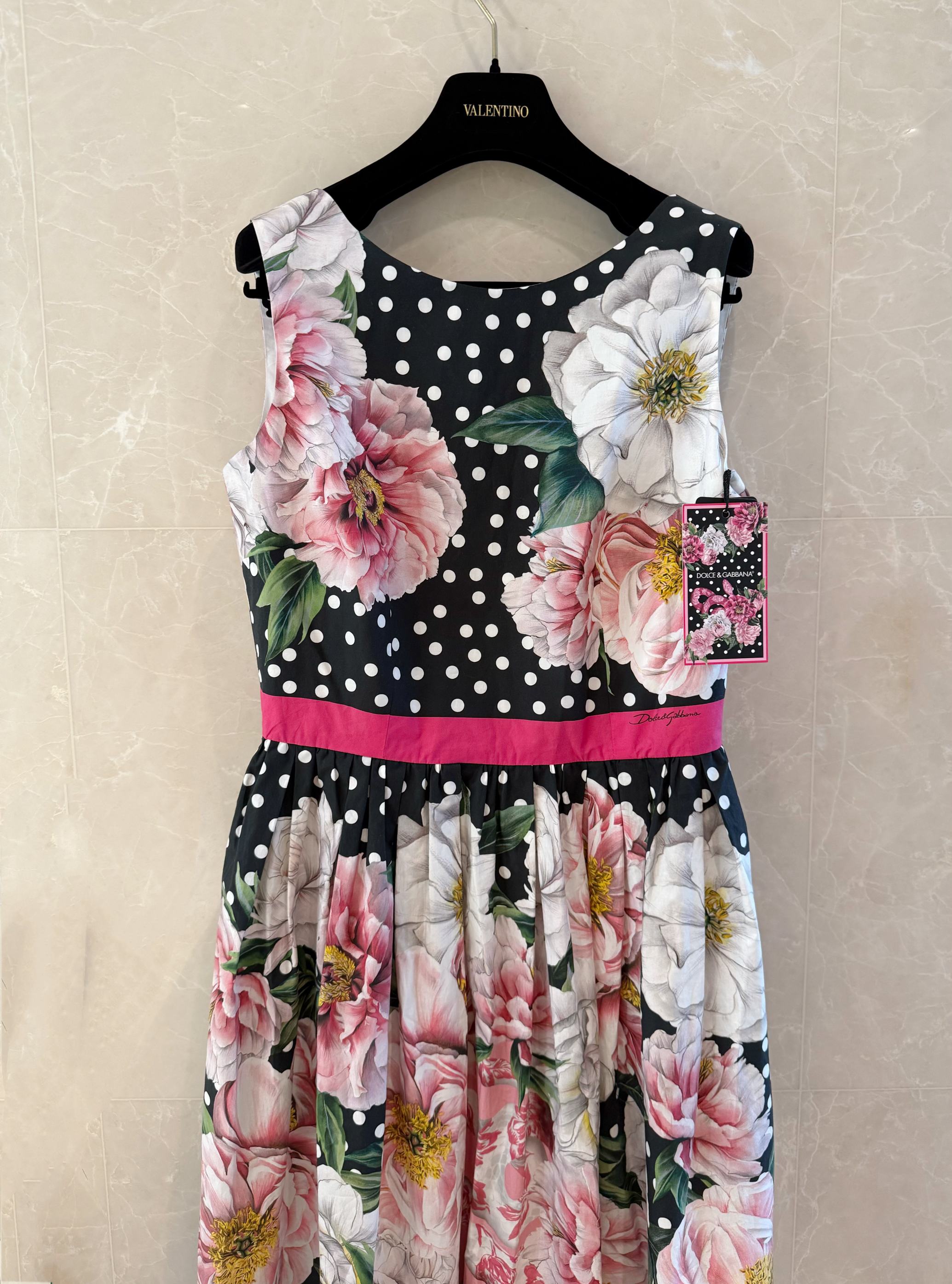 Elegant DG25 Spring Dress: Snake Year Limited Edition - Floral & Polka Dot 4 a1739696437402 5550