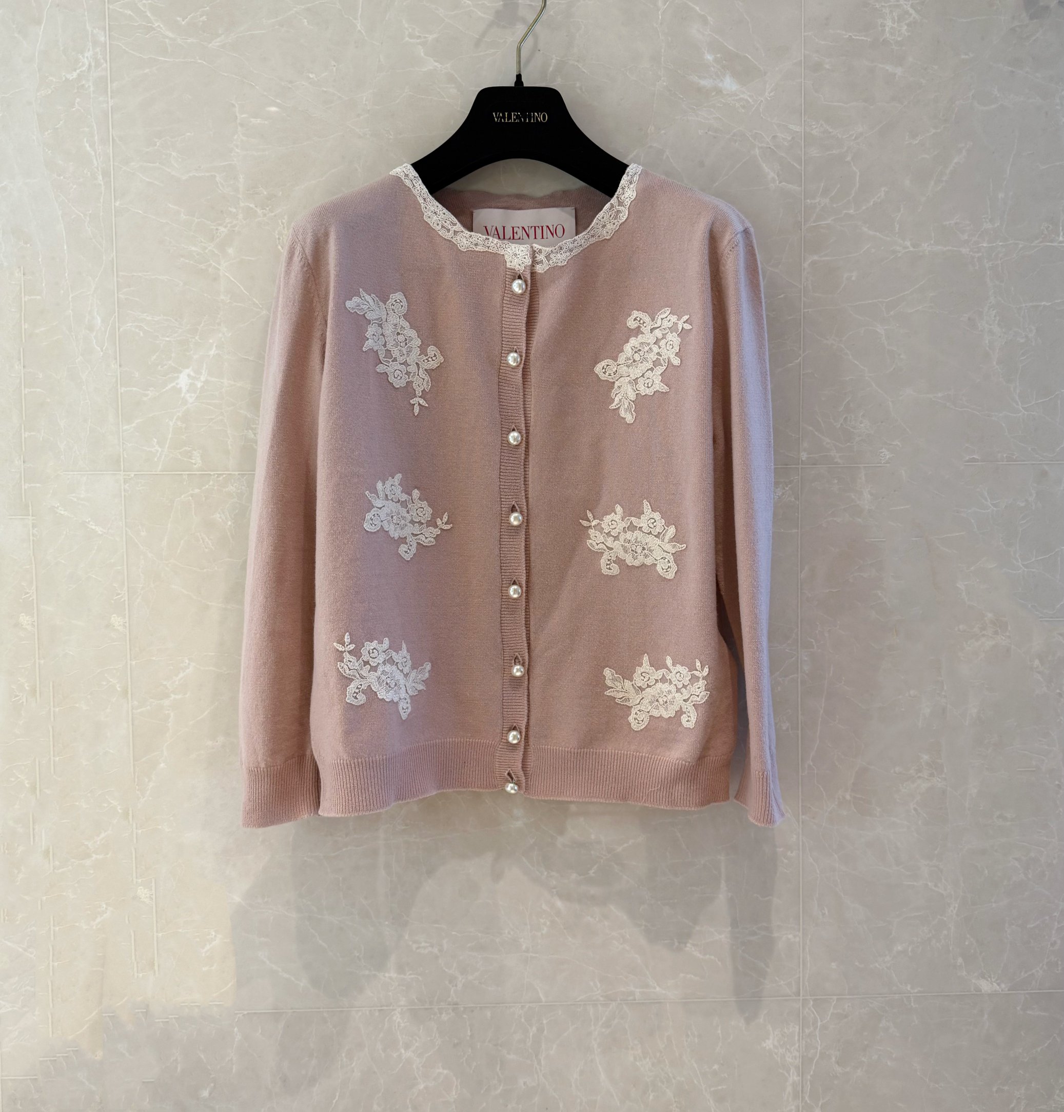 Elegant Embroidered Cardigan with Delicate Lace Design - Versatile & Chic 7 a1740557016819 0184