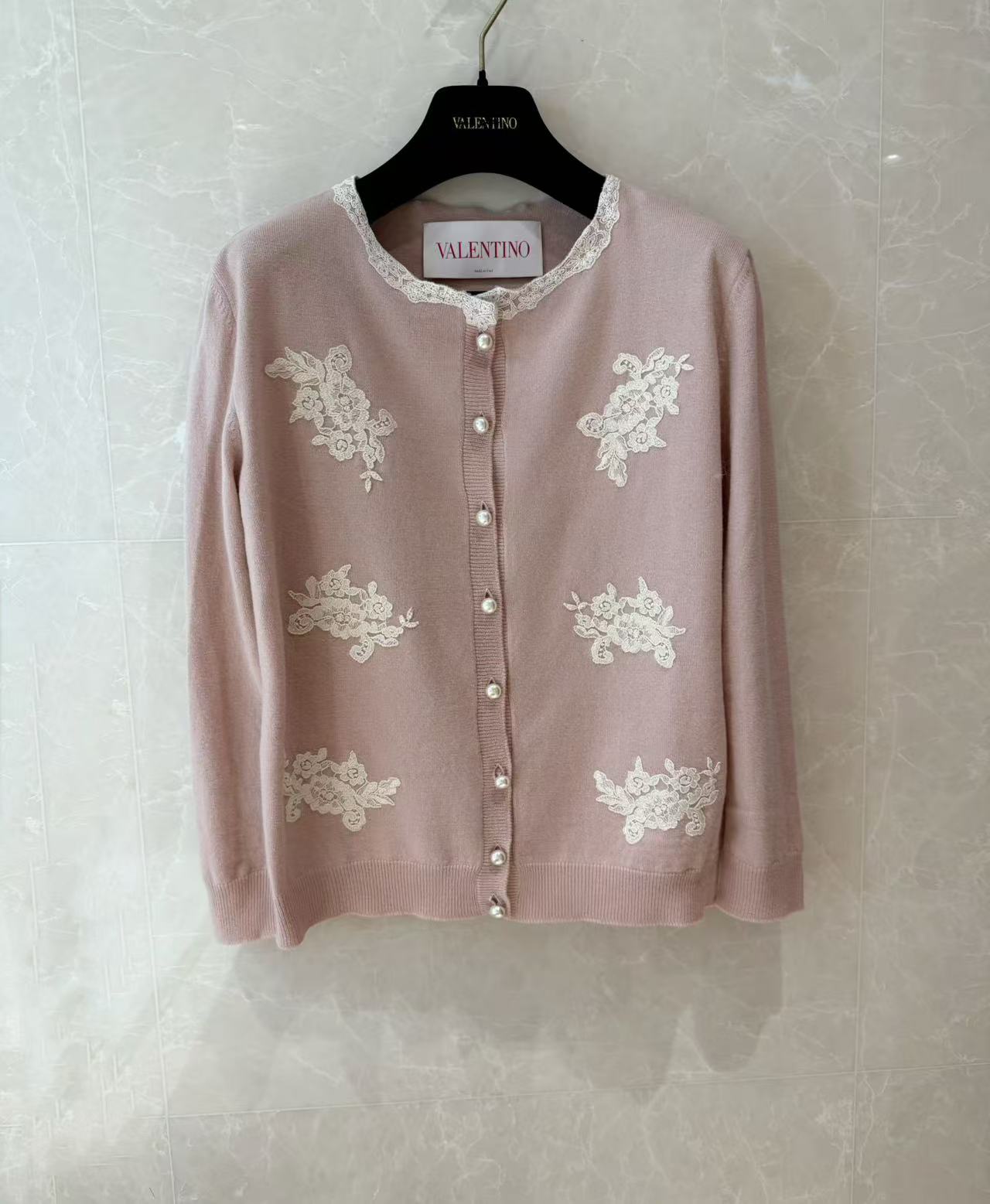 Elegant Embroidered Cardigan with Delicate Lace Design - Versatile & Chic 8 a1740557019271 6563