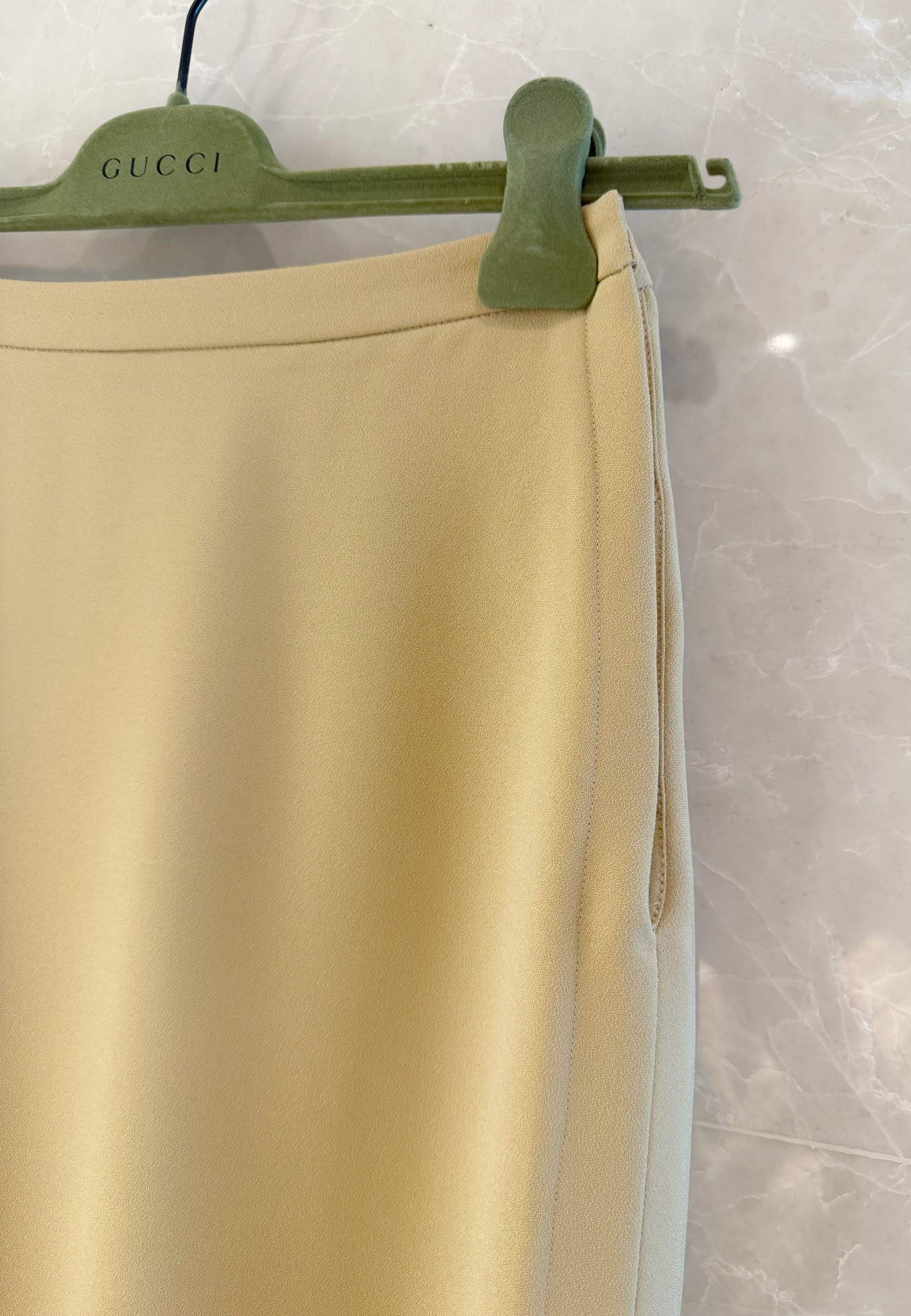 Elegant G-Style Pastel Skirt with Side Slit - Perfect for Spring & Summer 6 a1742544346512 1254