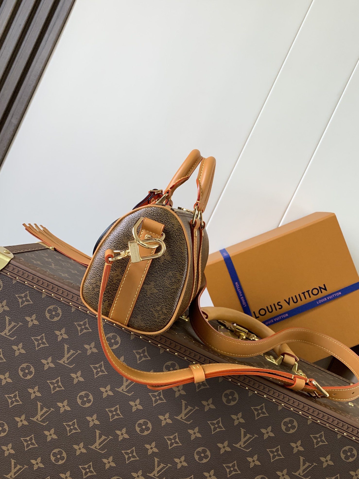 Louis Vuitton M11542新款 变码芯片163c Keepall Bandoulière 25 手袋汲取西部灵感